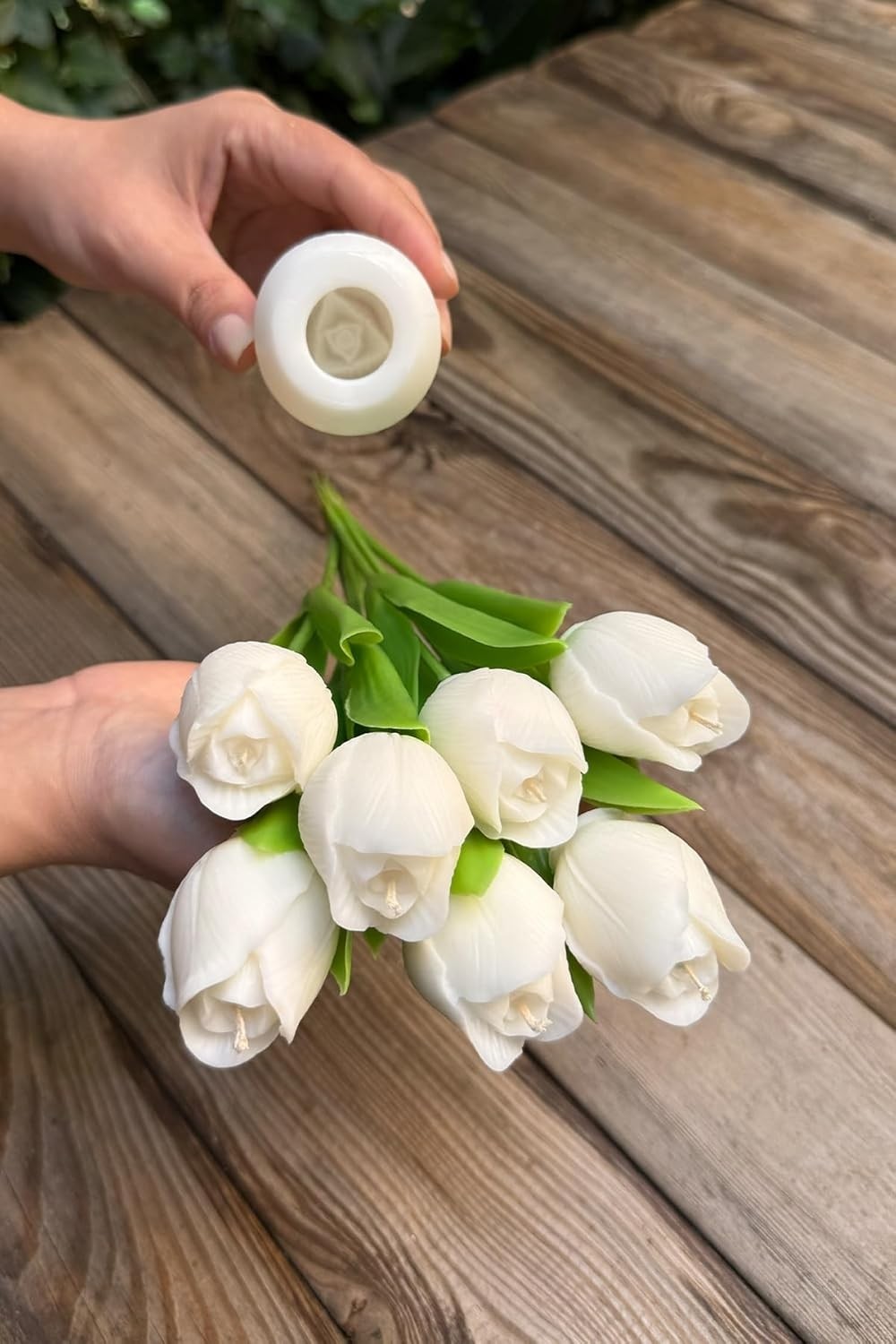OEM Lale 3D Silikon Mum Kalıbı