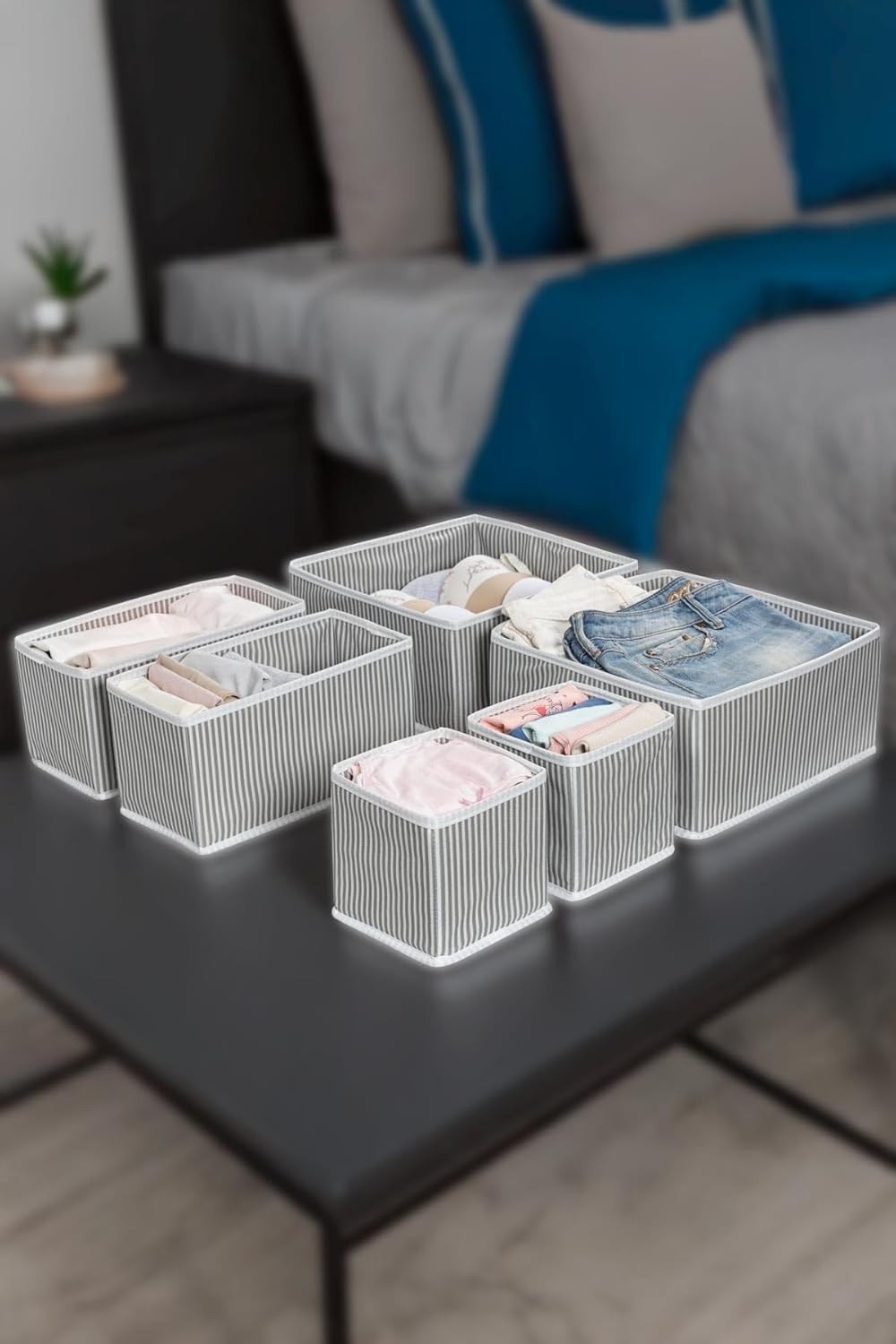 Özkaya Store 6 Lı Çekmece Düzenleyici Gri görsel 4
