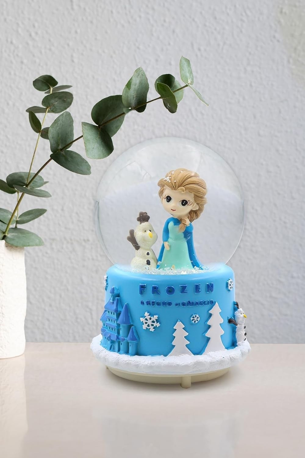OEM Işıklı Müzikli Frozen Kar Küresi görsel 4