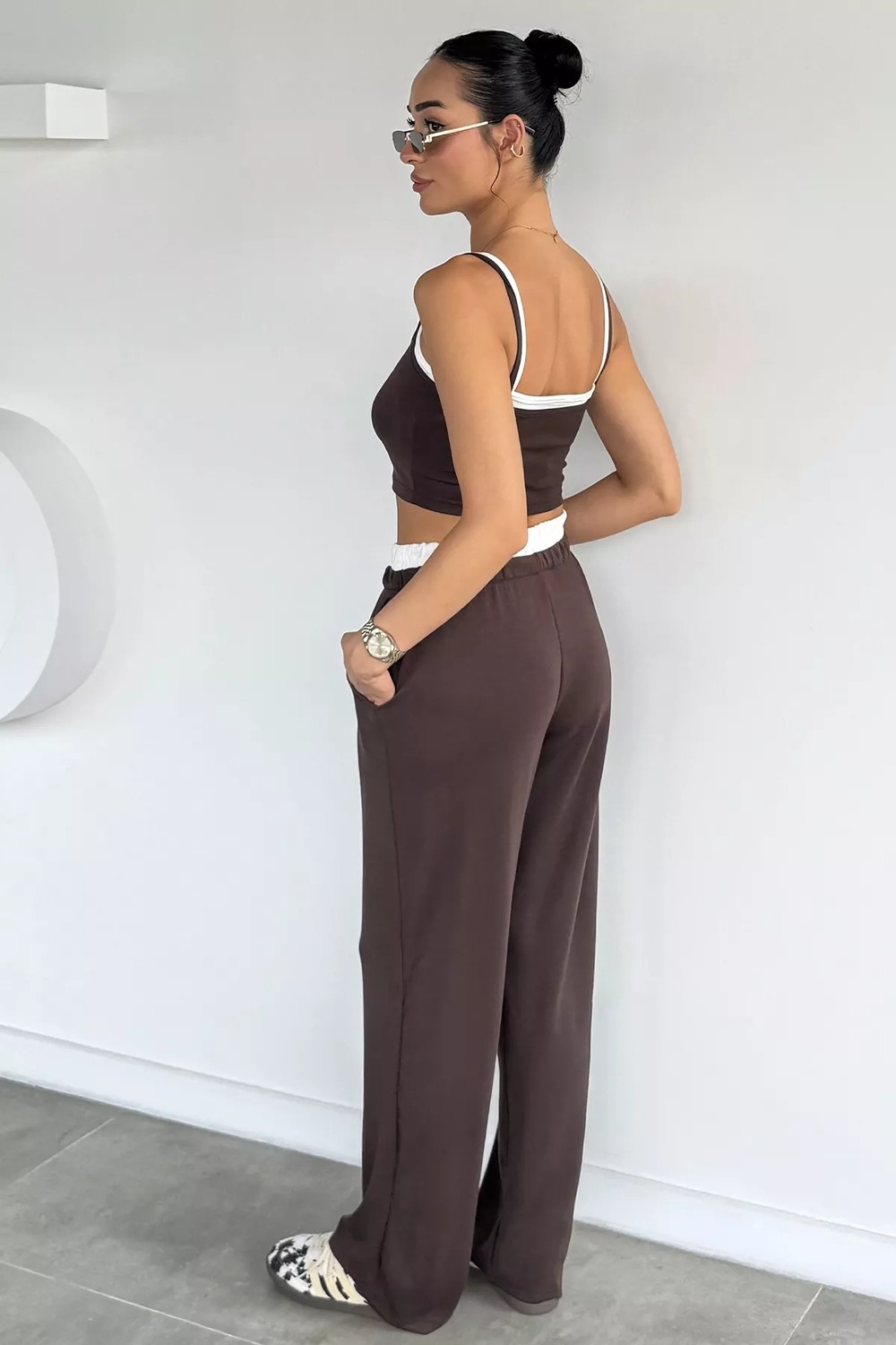 Gülseli Ip Askılı Büstiyer Pantolon Ikili Takım P-00022416 görsel 4