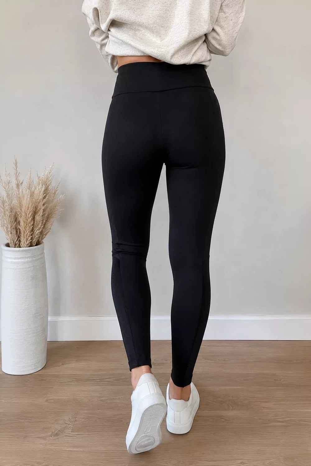 Gülseli Kadın Tül Detaylı Yüksek Bel Tayt P-00022398 görsel 2