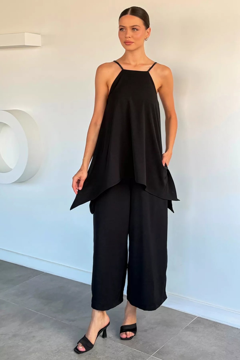 Gülseli Kadın Örgü Askılı Tarz Tulum P-00022282