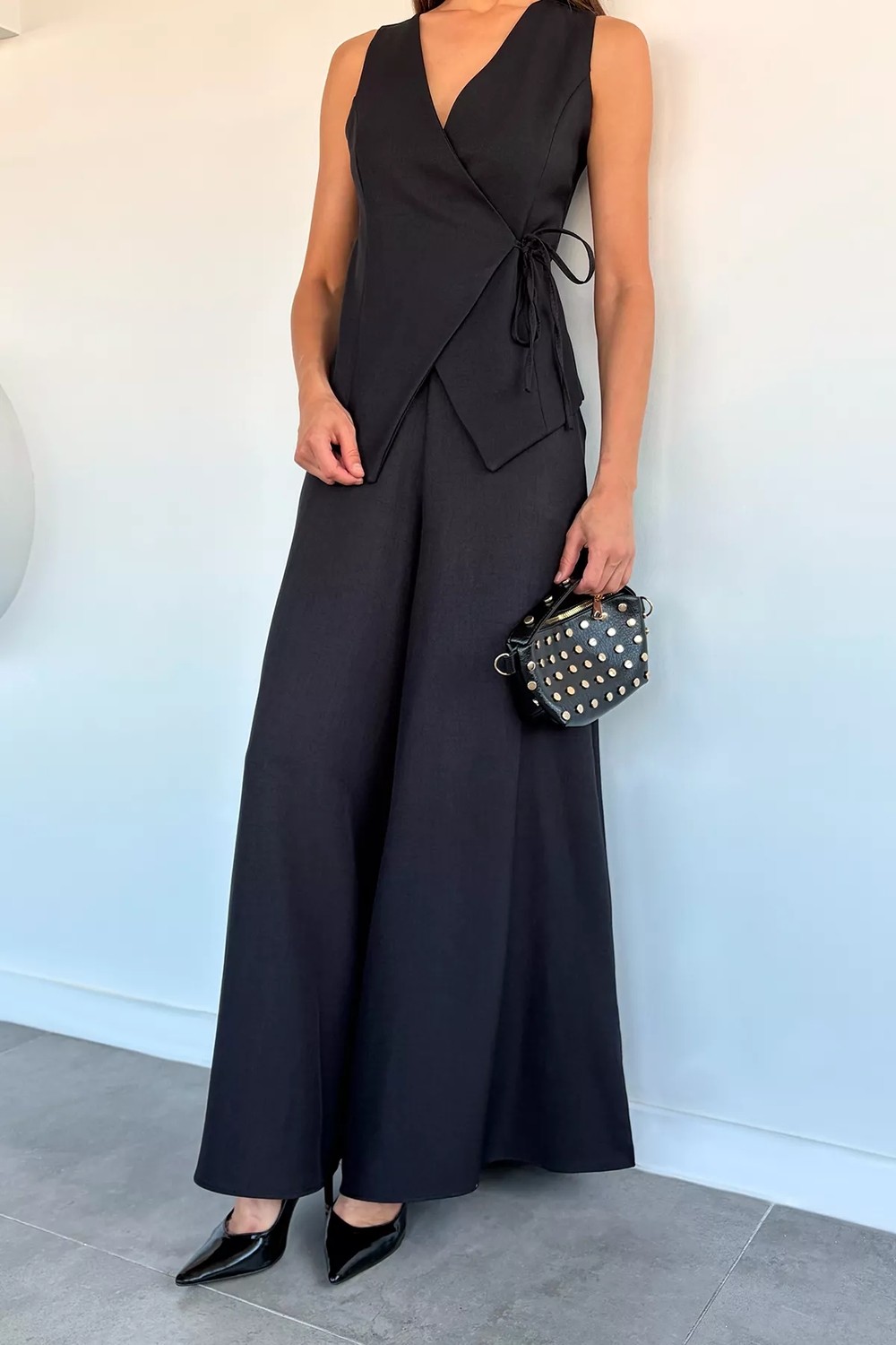 Gülseli Yelek Pantolon Ikili Takım P-00022353 görsel 8