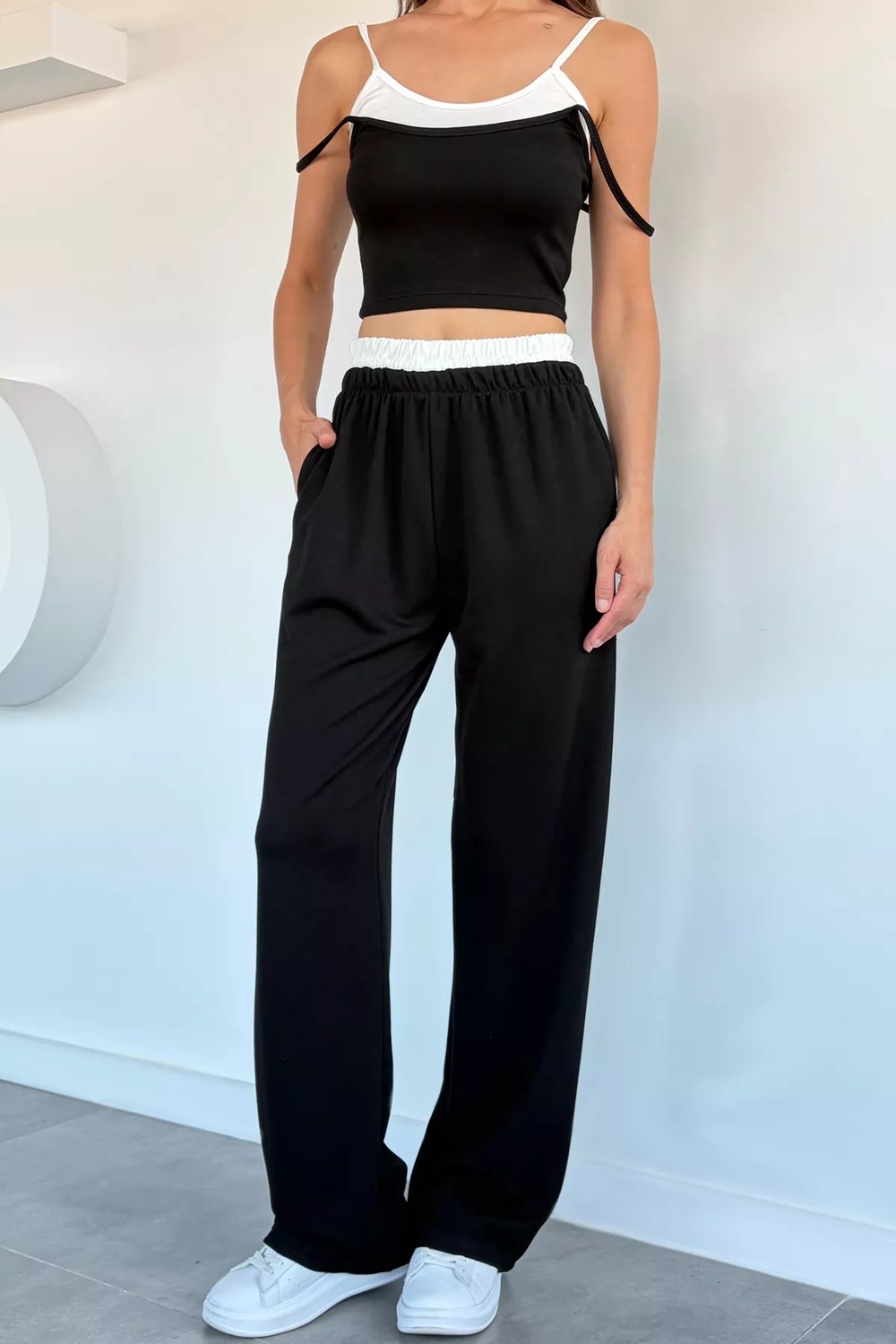 Gülseli Ip Askılı Büstiyer Pantolon Ikili Takım P-00022416 görsel 8