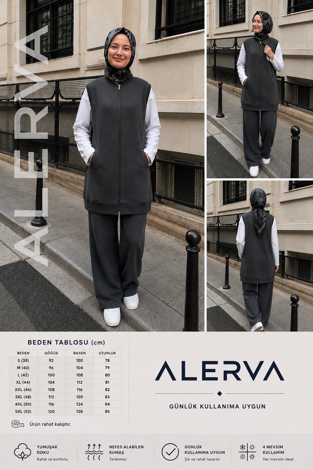 Alerva Tesettür Yelek