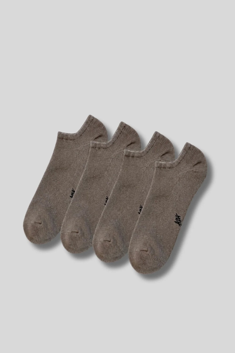 Ada Çorap & İç Giyim Erkek 4'lü Paket Bambu Sneaker Görünmez Çorap Çok Renkli görsel 5