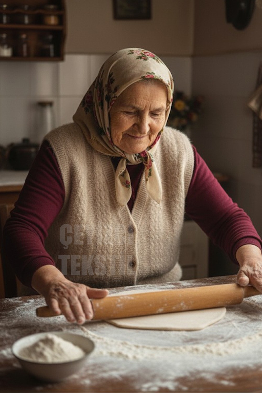 Belirtilmemiş Düğmeli Yumoş Yelek Kahve