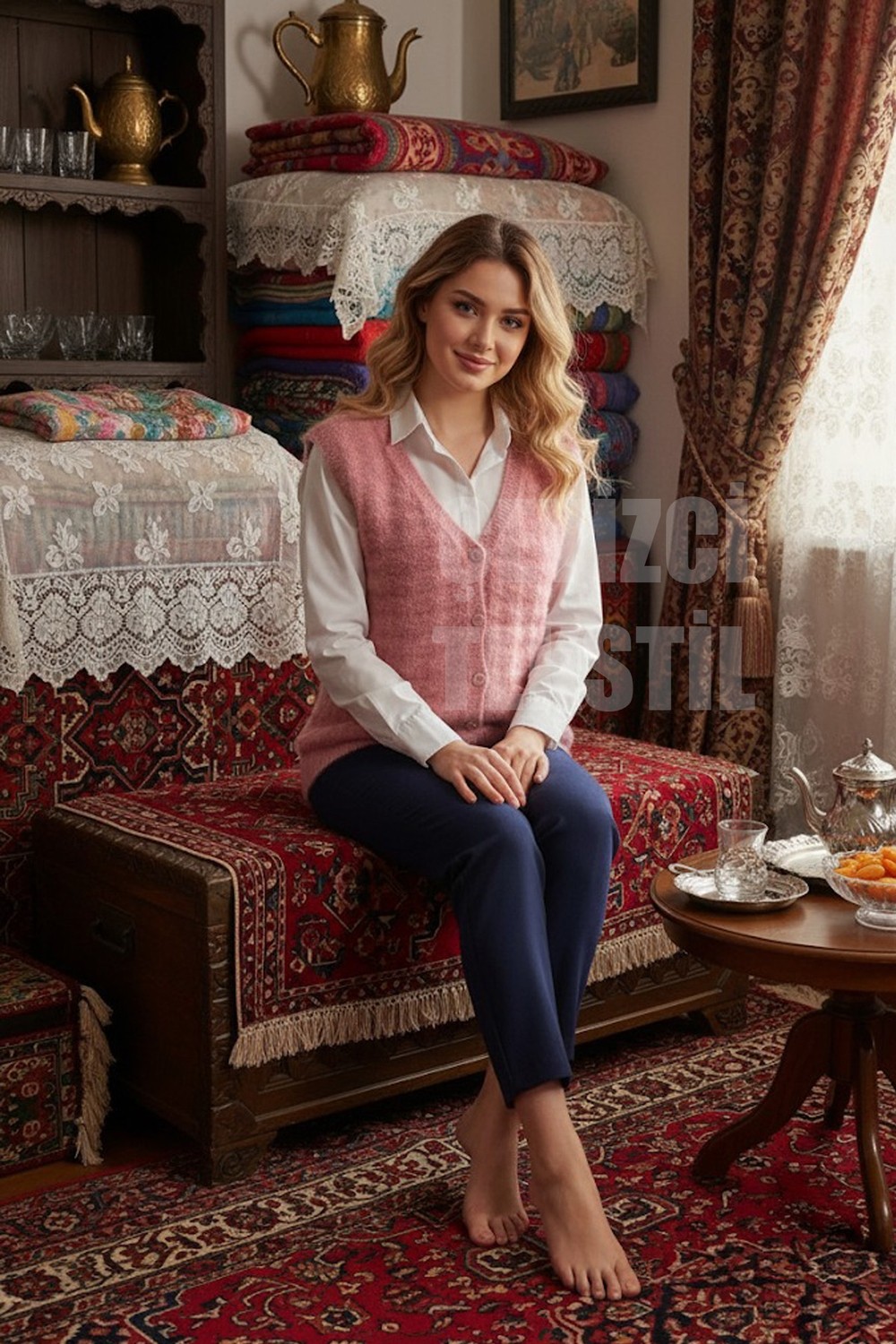 Belirtilmemiş Kadın Yeleği, Çeyizlik Örgü Yelek, Hediyelik Nişan Yeleği, Nişan & Çeyiz Yelekleri