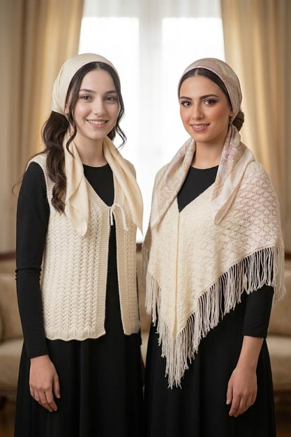 Belirtilmemiş Gelin Yeleği ve Gelin Şalı, Kristal Simli Çeyizlik Yelek ve Şal