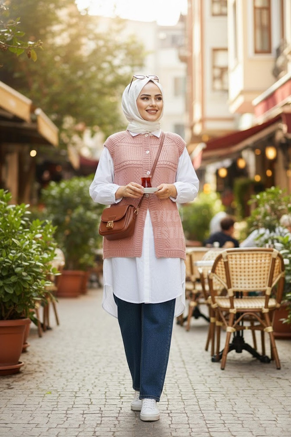 Belirtilmemiş Çeyizlik Simli Robalı Yelek Düğmeli, Uçan Yelek Modeli Çeyizlik Yelek