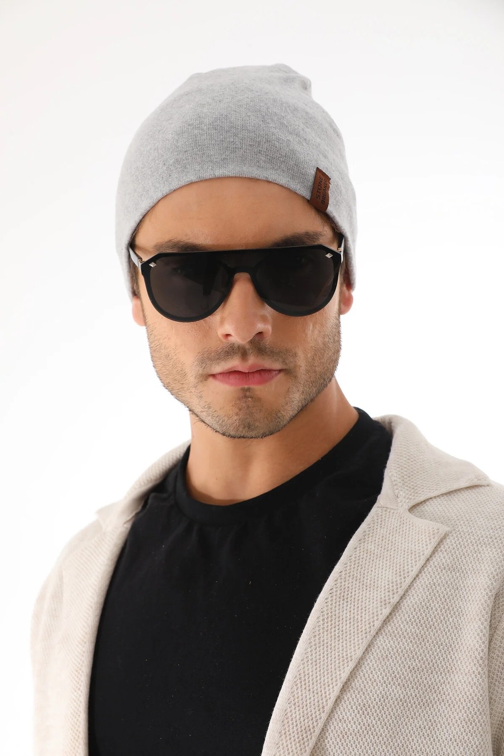 Ritagarcia Unisex Etiket Detaylı Pamuklu Penye Bere Kışlık Mevsimlik Beanie Bere görsel 4