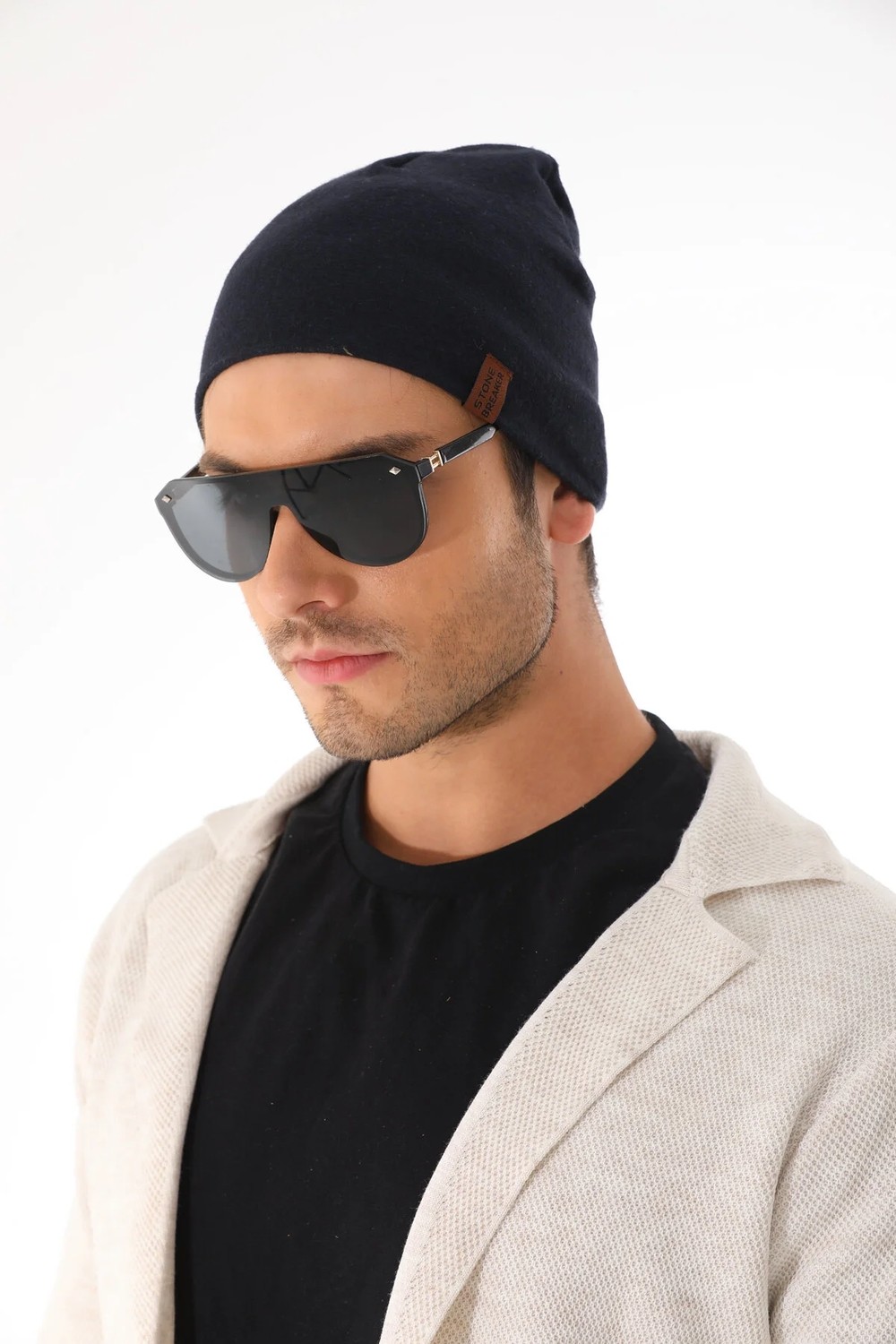 Ritagarcia Unisex Etiket Detaylı Pamuklu Penye Bere Kışlık Mevsimlik Beanie Bere görsel 7