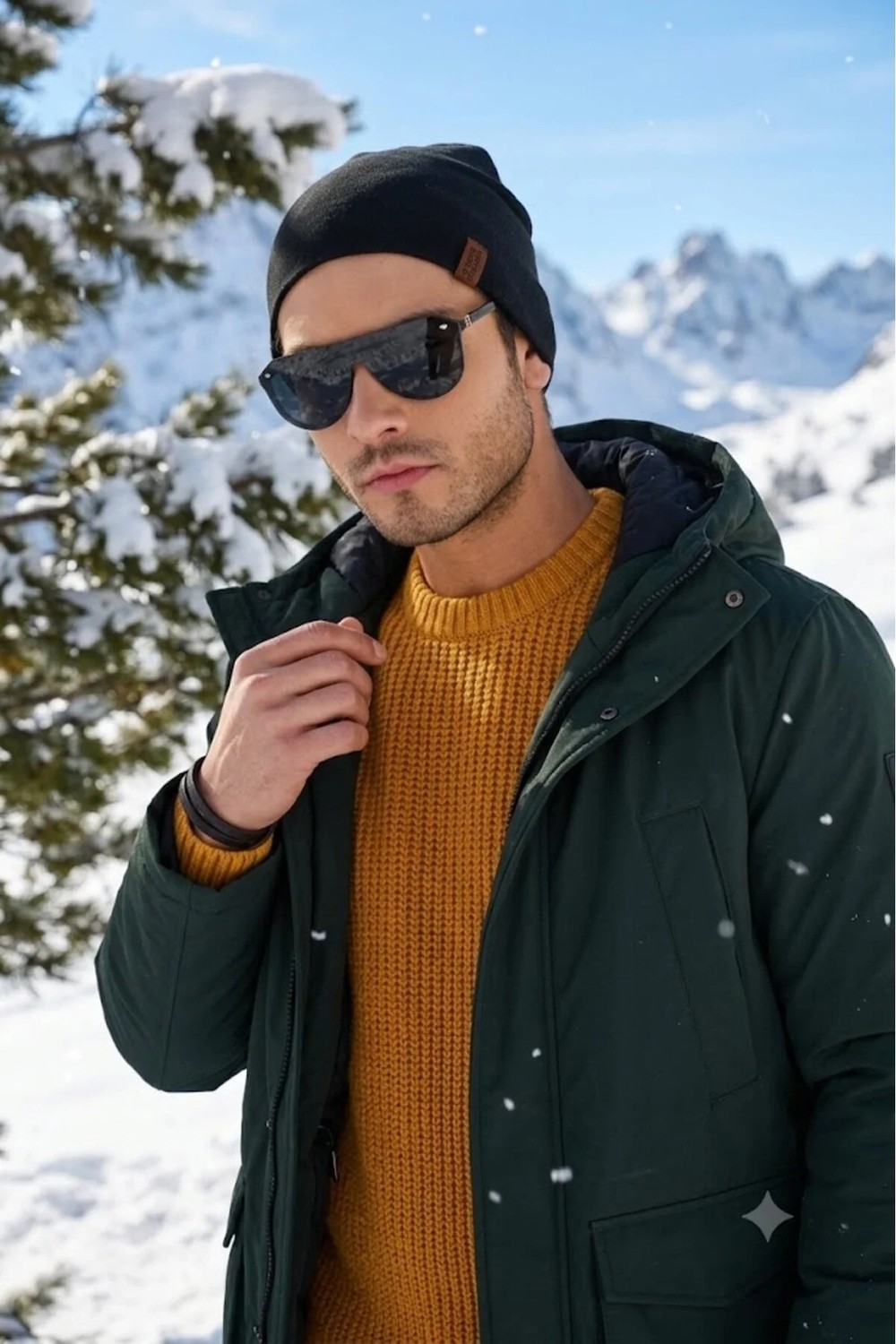 Ritagarcia Unisex Etiket Detaylı Pamuklu Penye Bere Kışlık Mevsimlik Beanie Bere