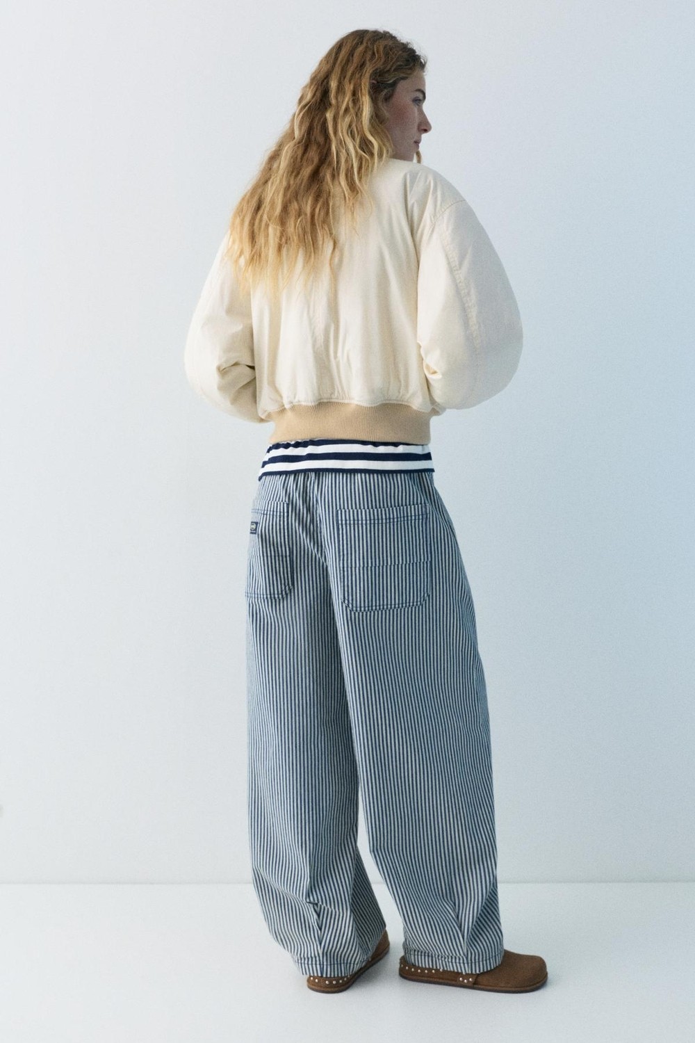 Allbucks Pull & Bear, Dolgulu Bomber Ceket Mont ABPNB00017 görsel 5