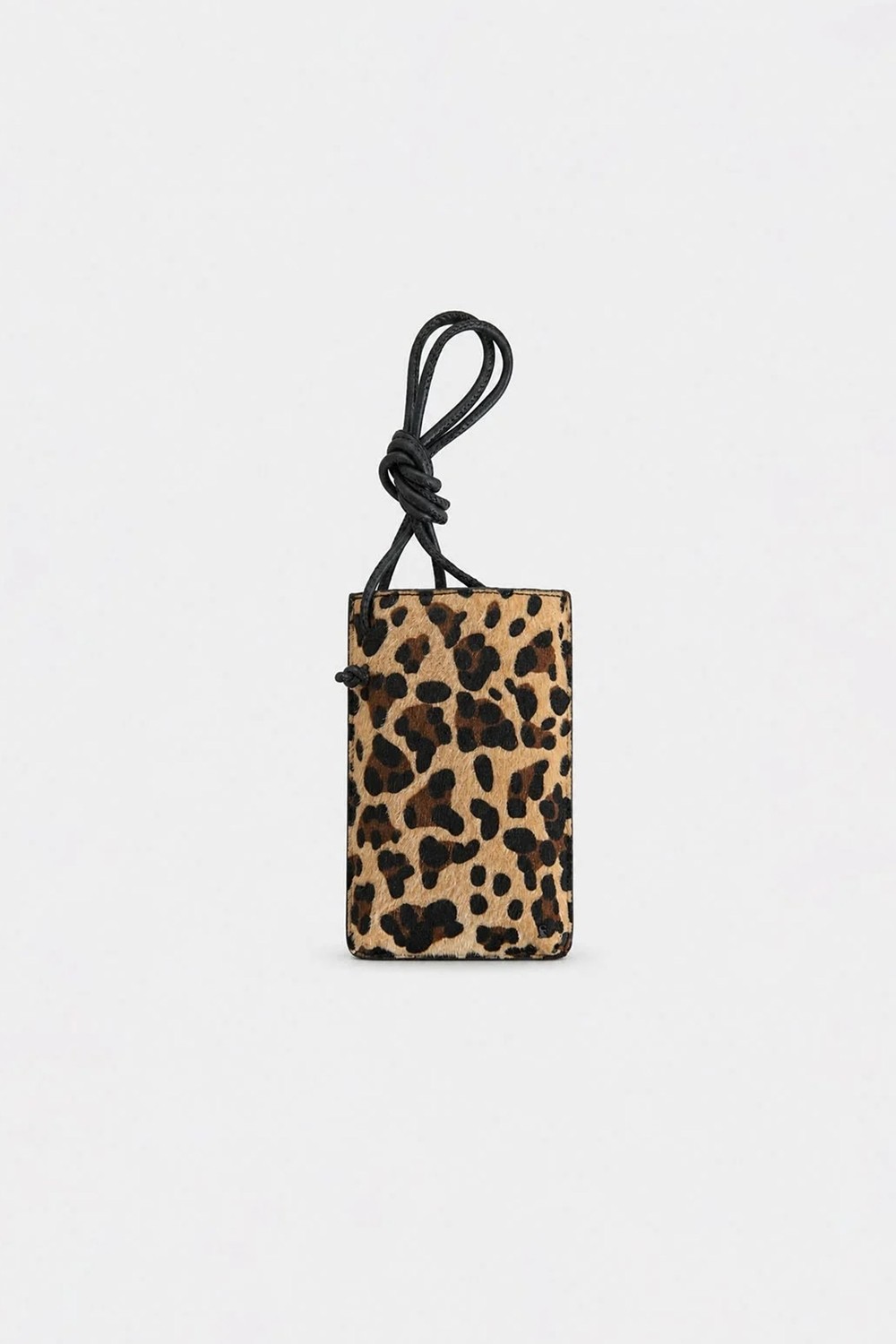 Suud Collection Kahverengi Mia Leopar Telefon Çantası görsel 3