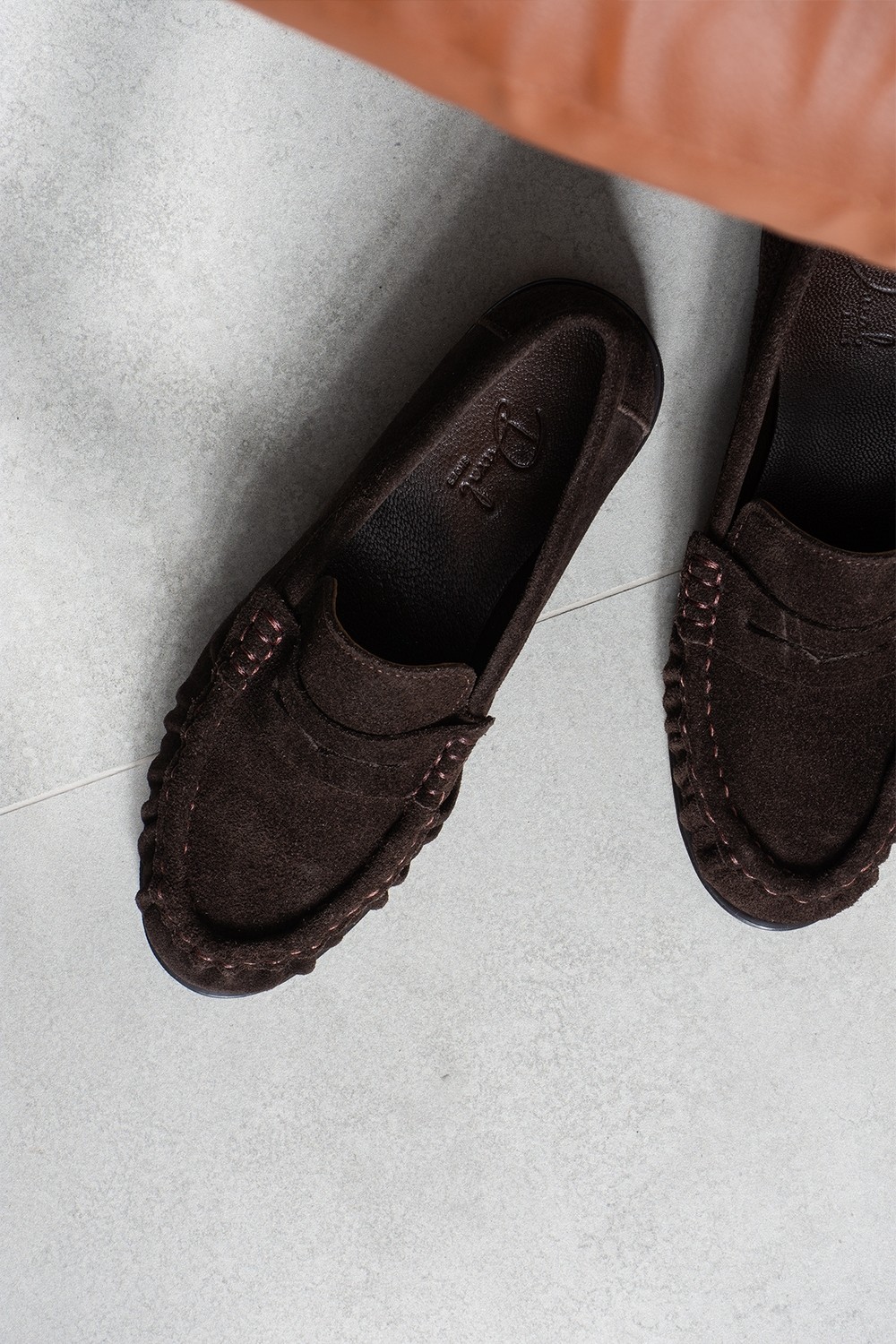 Duxal Shoes Abelia Kadın Hakiki Süet Deri Loafer Ayakkabı görsel 4