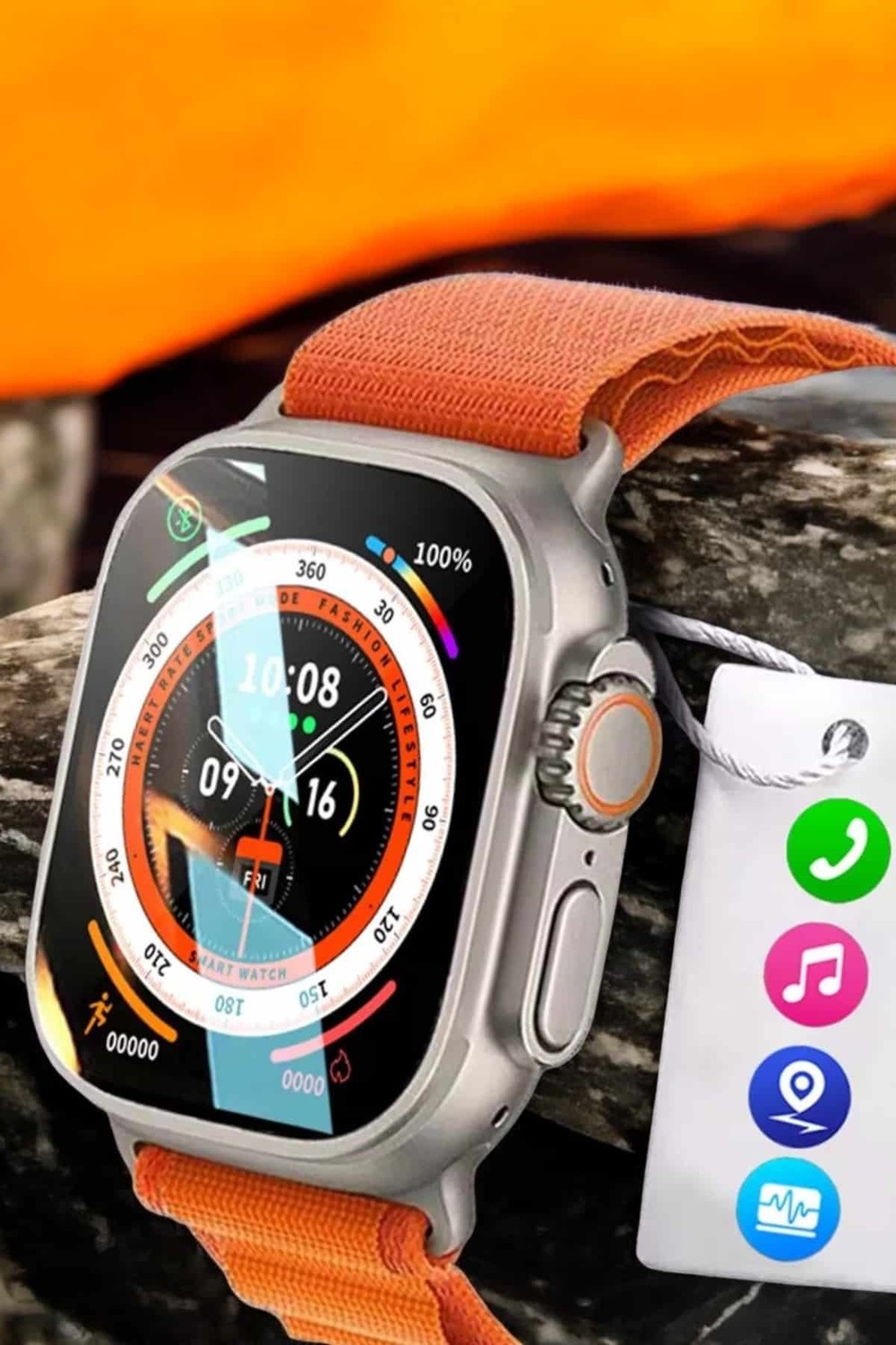 Aydogan's Ayd Akıllı Saat Uyku ve Spor Takibi Yeni Nesil Bluetooth Bağlantılı Amoled Ekran görsel 5