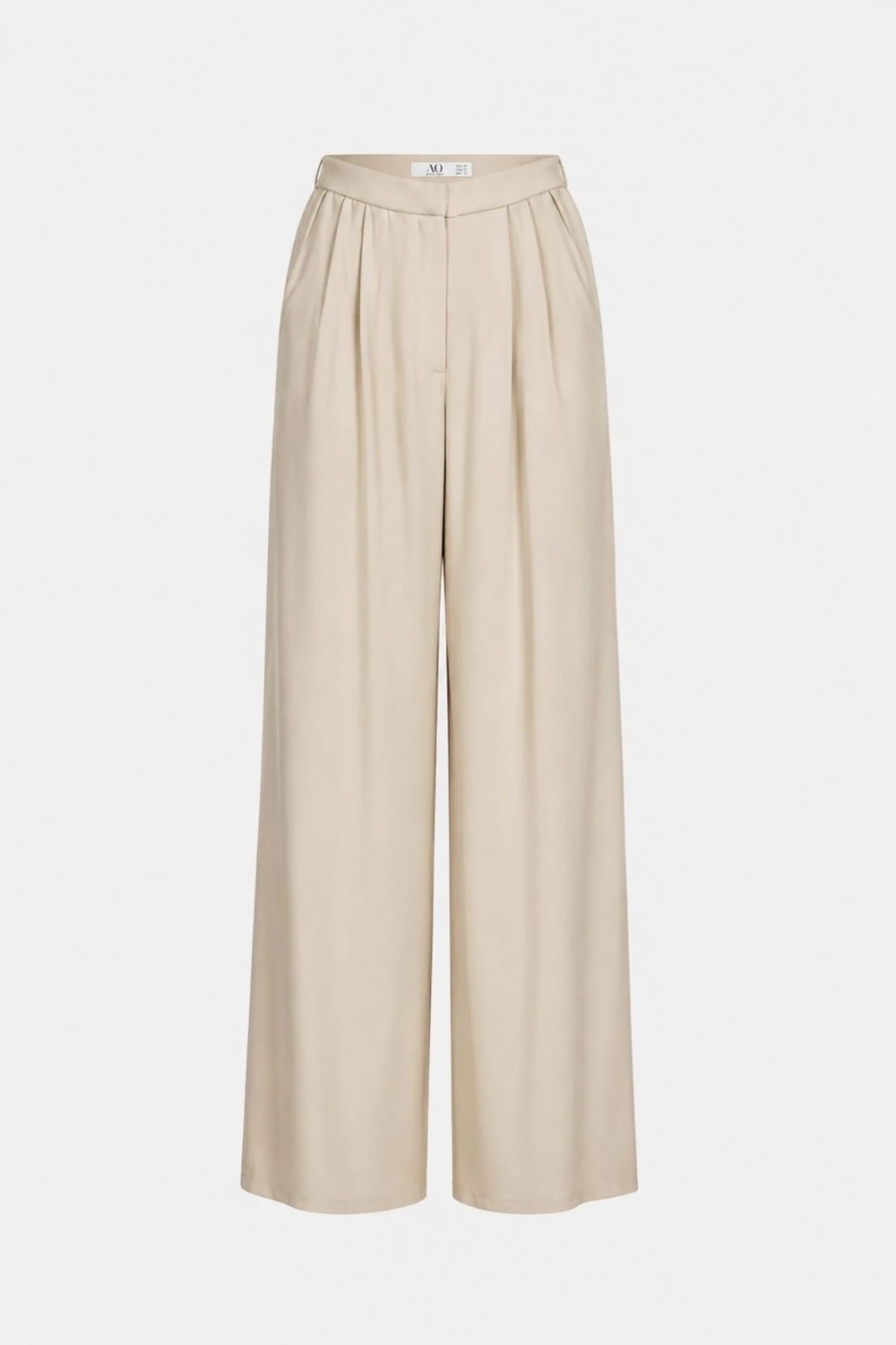 Açelya Okcu Premium Kalderon Wide Leg Dokuma Pantolon görsel 4