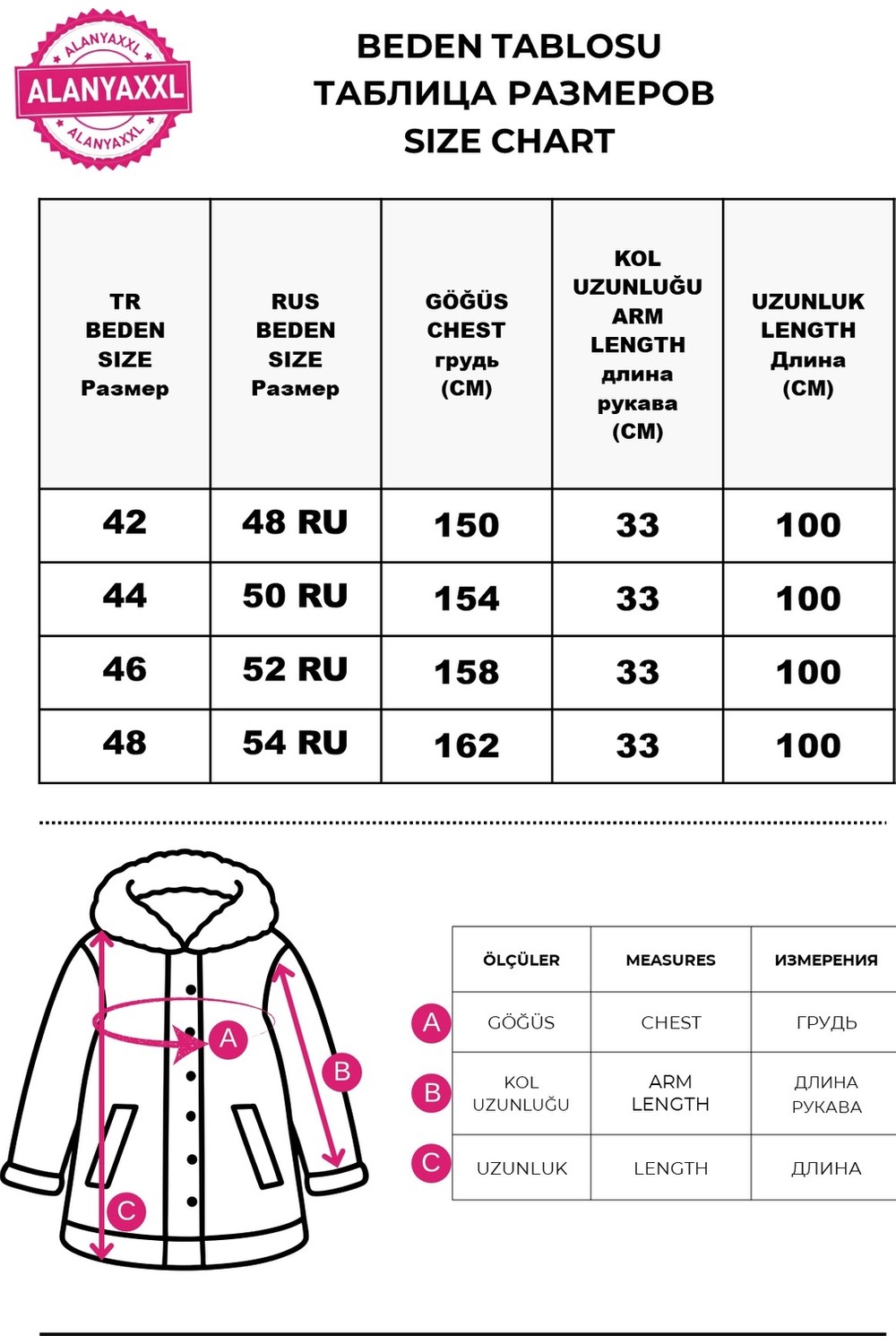 La Velina Büyük Beden Kapüşonlu Yazı Baskılı Fermuarlı Cepli Uzun Kadın Ceket görsel 2