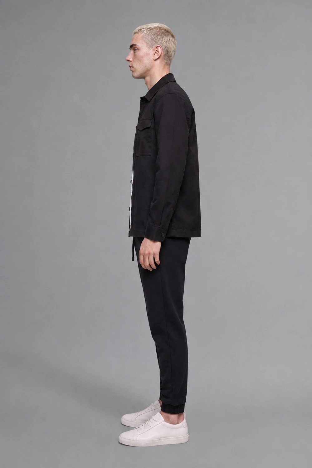 DeFacto Slim Fit Bağcıklı Fermuar Cepli Pike Jogger Eşofman Altı E9427AX26AU görsel 3
