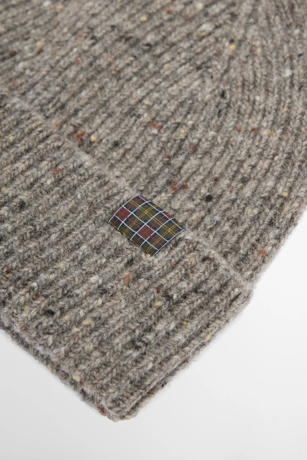 Barbour Scottish Donegal Tweed Knitted Bere ST51 Grey/stone görsel 3