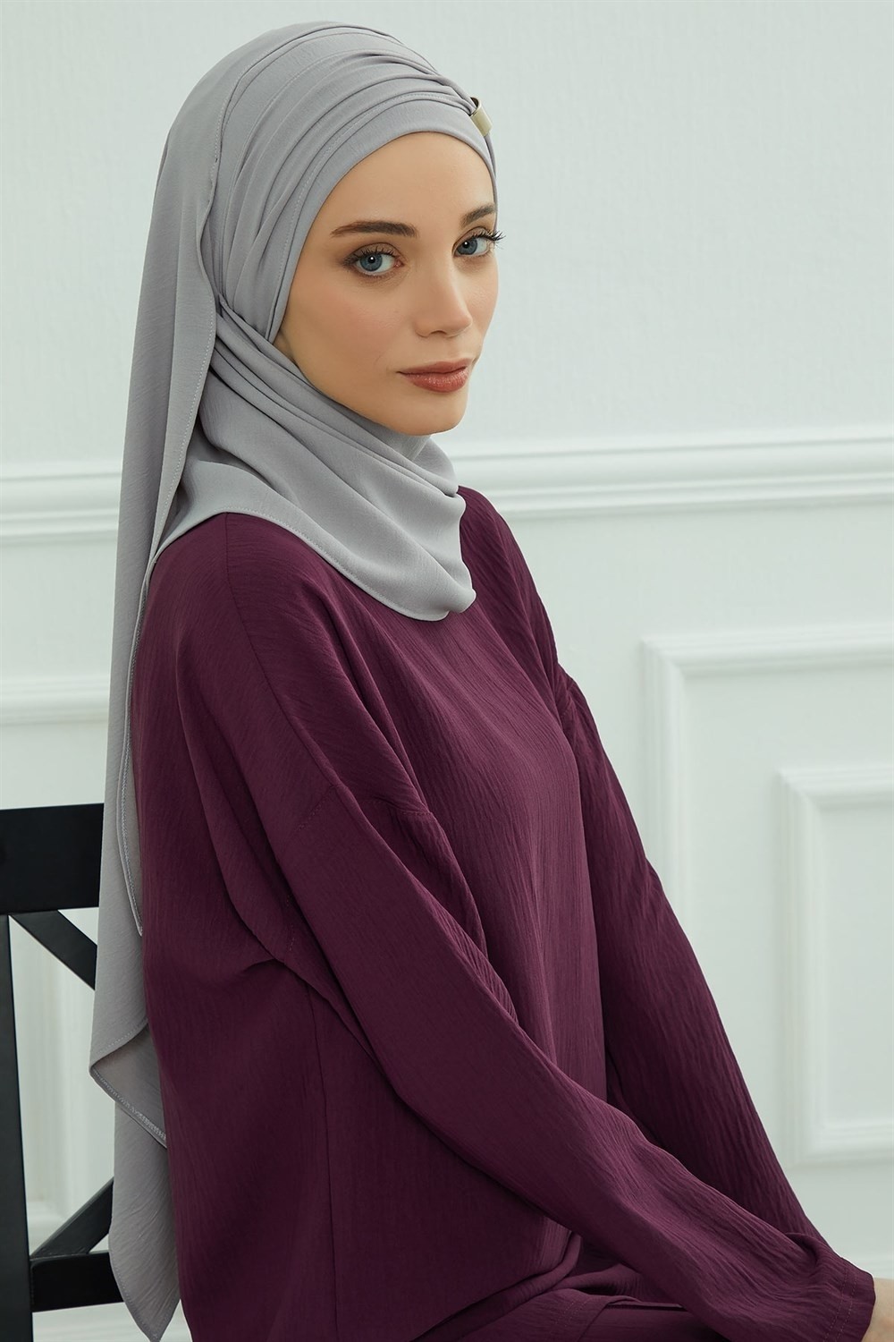 Aisha's Design Aksesuar Detaylı Aerobin Şal,cps-94 görsel 2