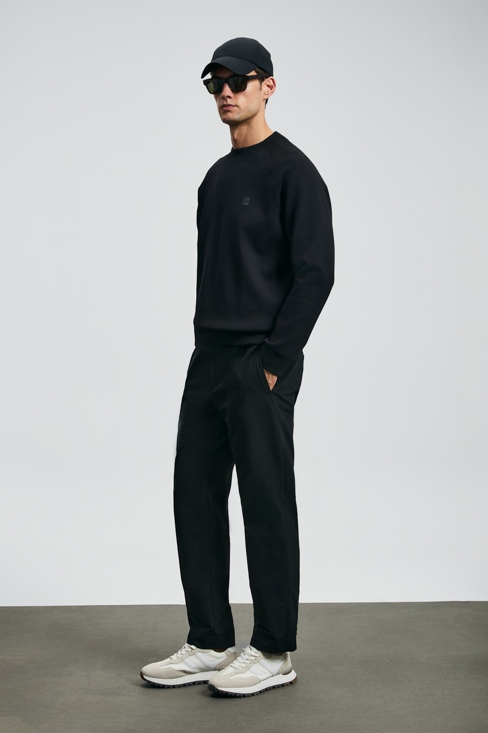 Lufian Grant Erkek Sweatshirt Lacivert görsel 2