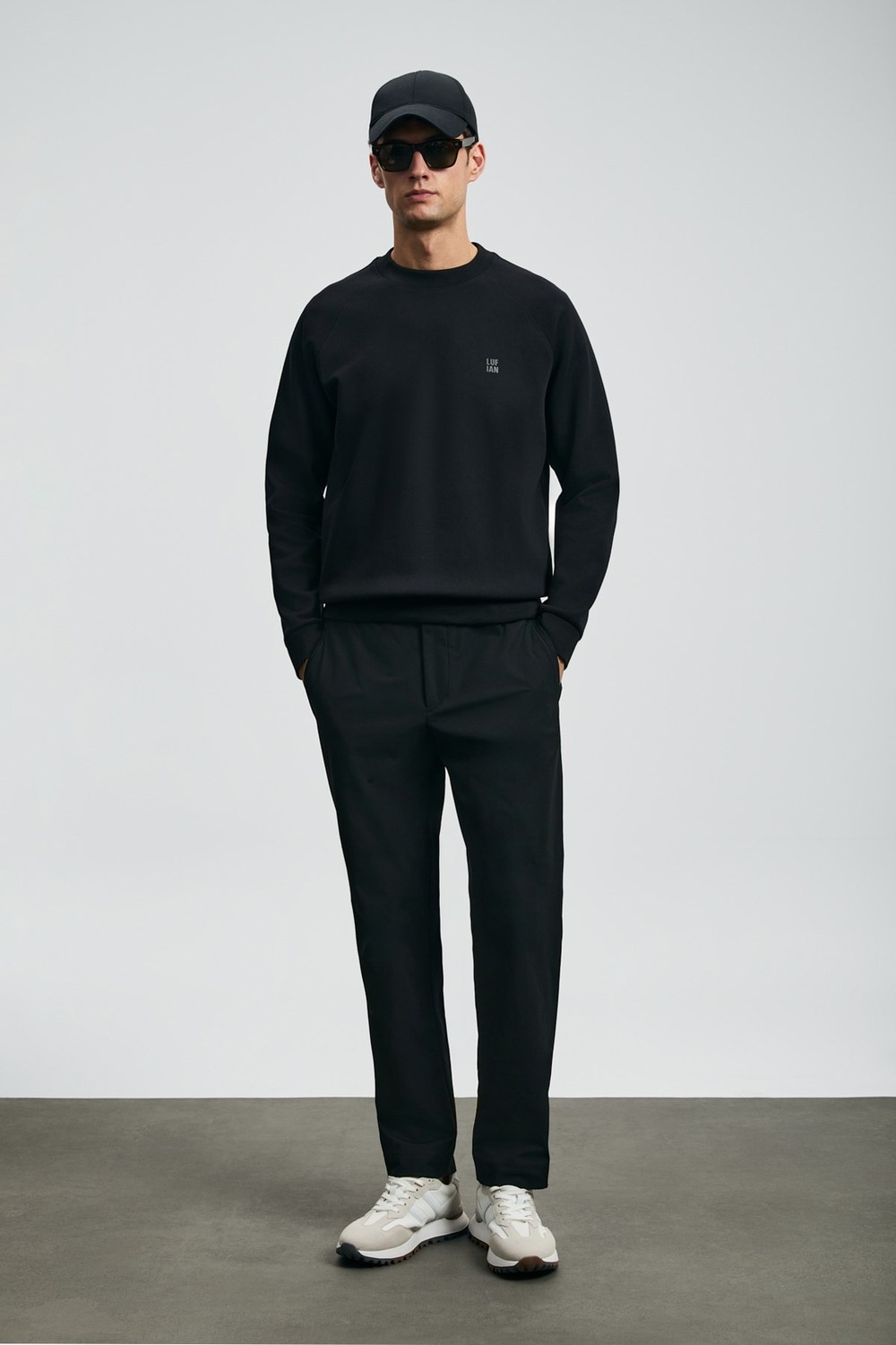 Lufian Grant Erkek Sweatshirt Lacivert görsel 3