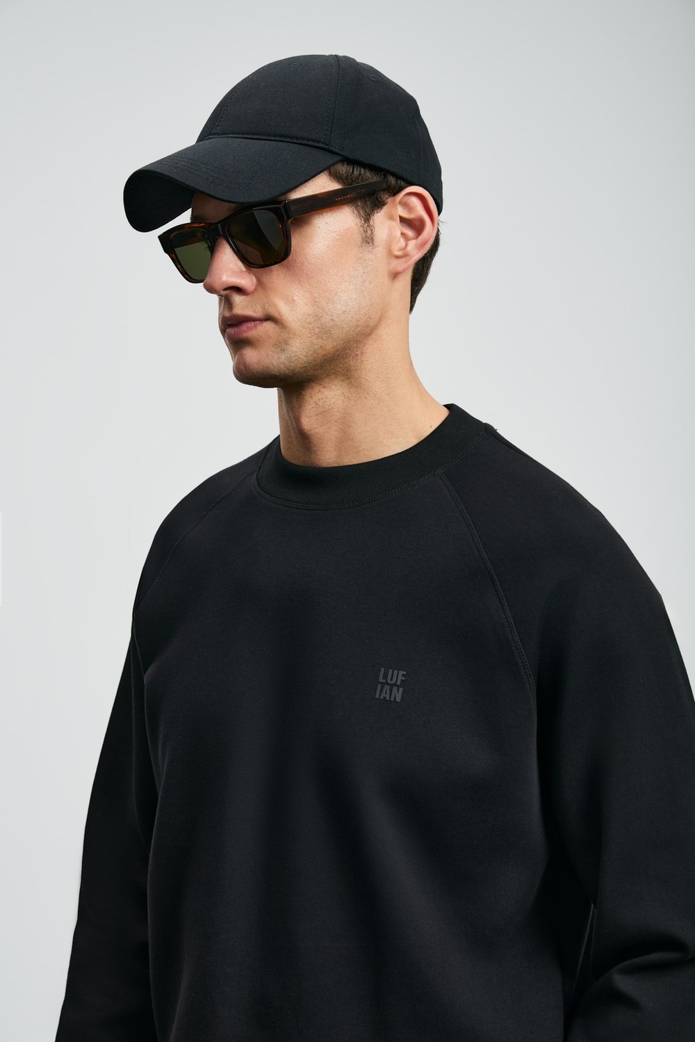 Lufian Grant Erkek Sweatshirt Lacivert görsel 5