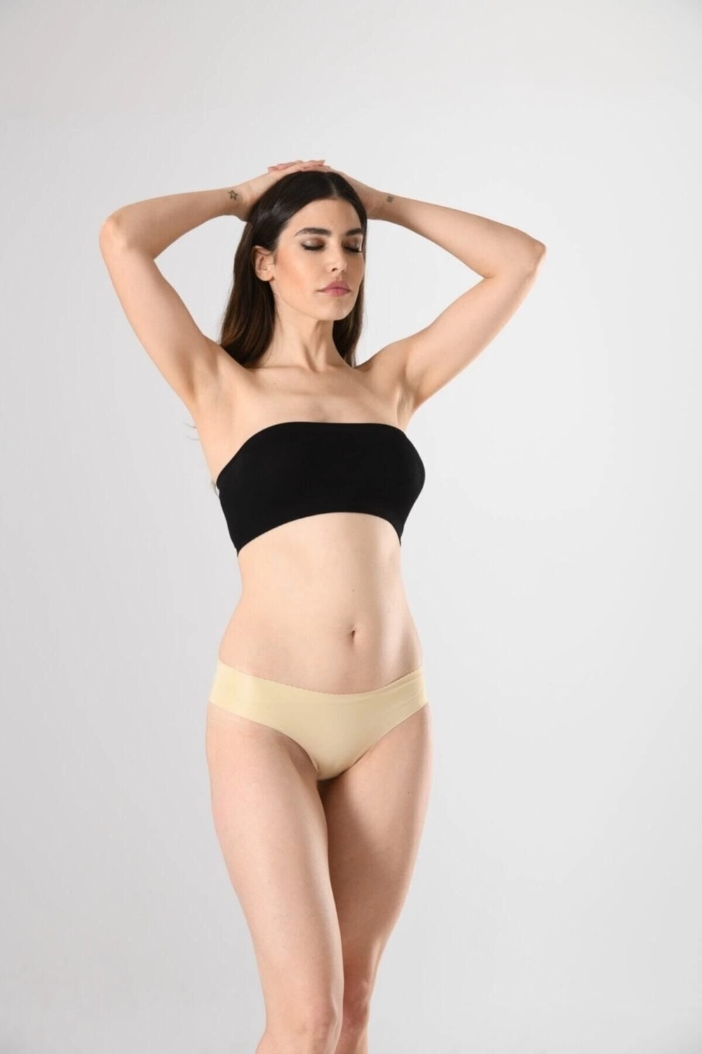 Fantastik Store Miss Fit 12583 Lazer Kesim Silikonlu Slip görsel 2