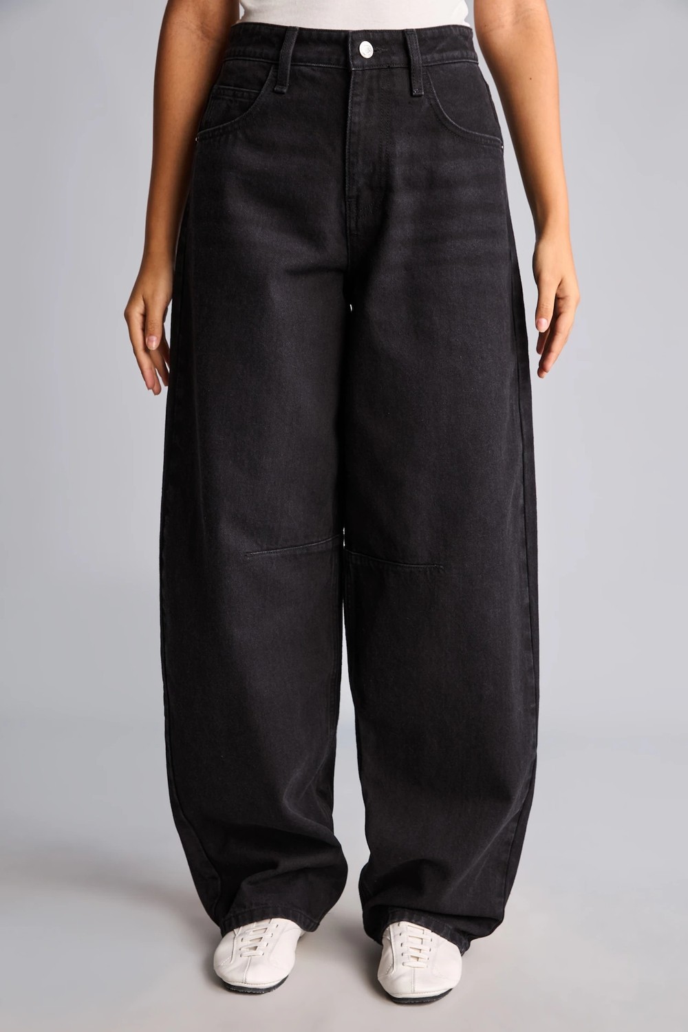 DeFacto Baggy Fit Yüksek Bel Geniş Paça Jean Pantolon H7391AX26AU görsel 4