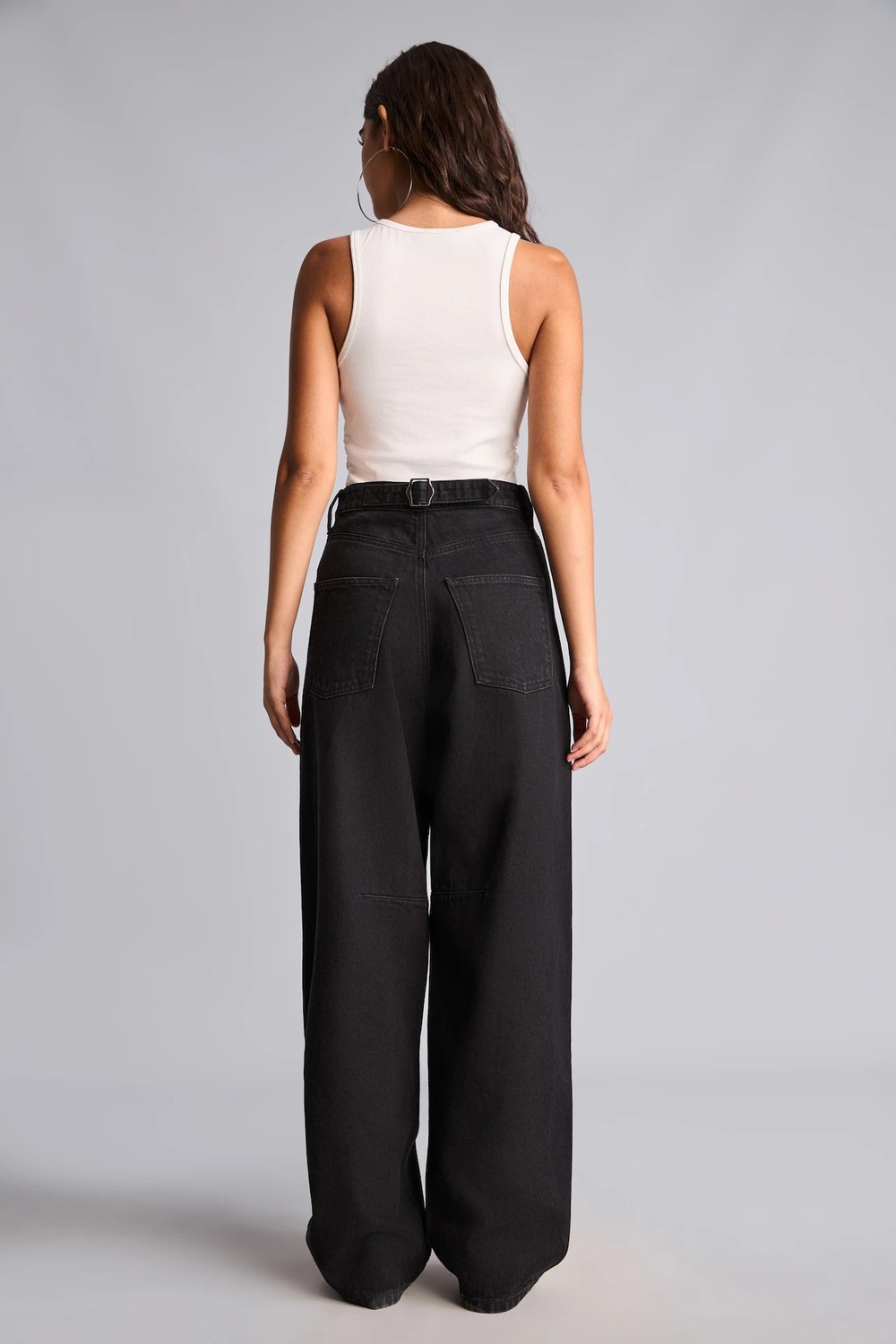 DeFacto Baggy Fit Yüksek Bel Geniş Paça Jean Pantolon H7391AX26AU görsel 6