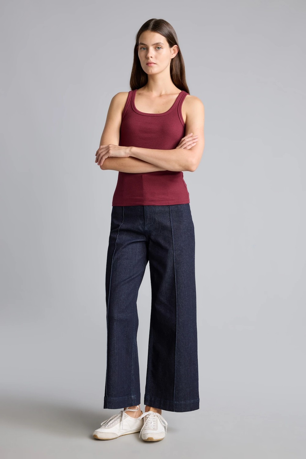 DeFacto Slim Fit Basic Yuvarlak Yaka Fitilli Atlet E5539AX26SM görsel 7