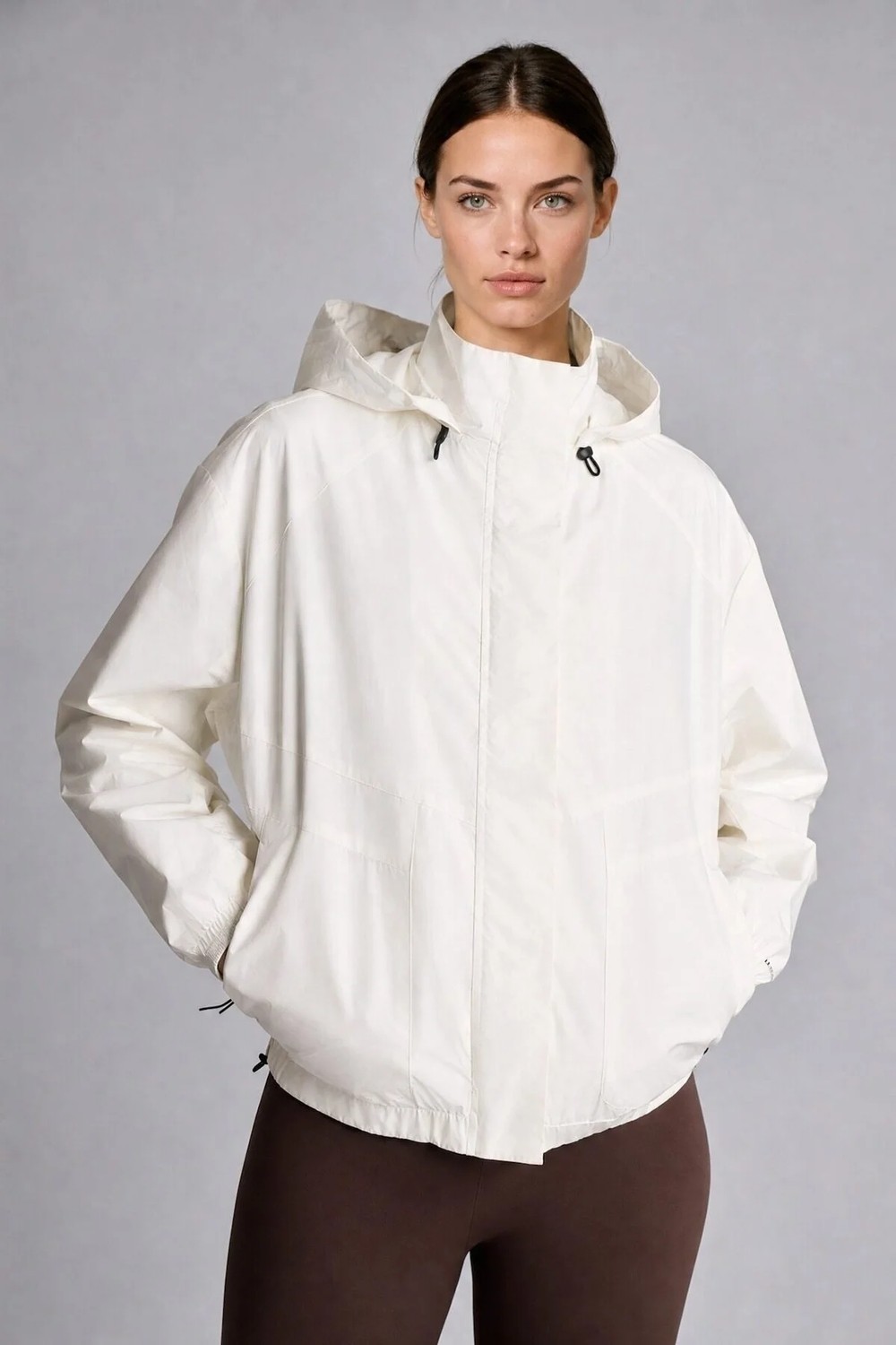 DeFacto Rüzgar Geçirmez Regular Fit Reglan Kollu Kapüşonlu Yağmurluk C4949AX26AU görsel 3