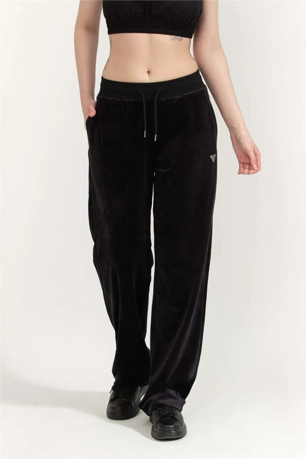 Guess Couture Kadın Aktif Regular Fit Eşofman Altı Siyah