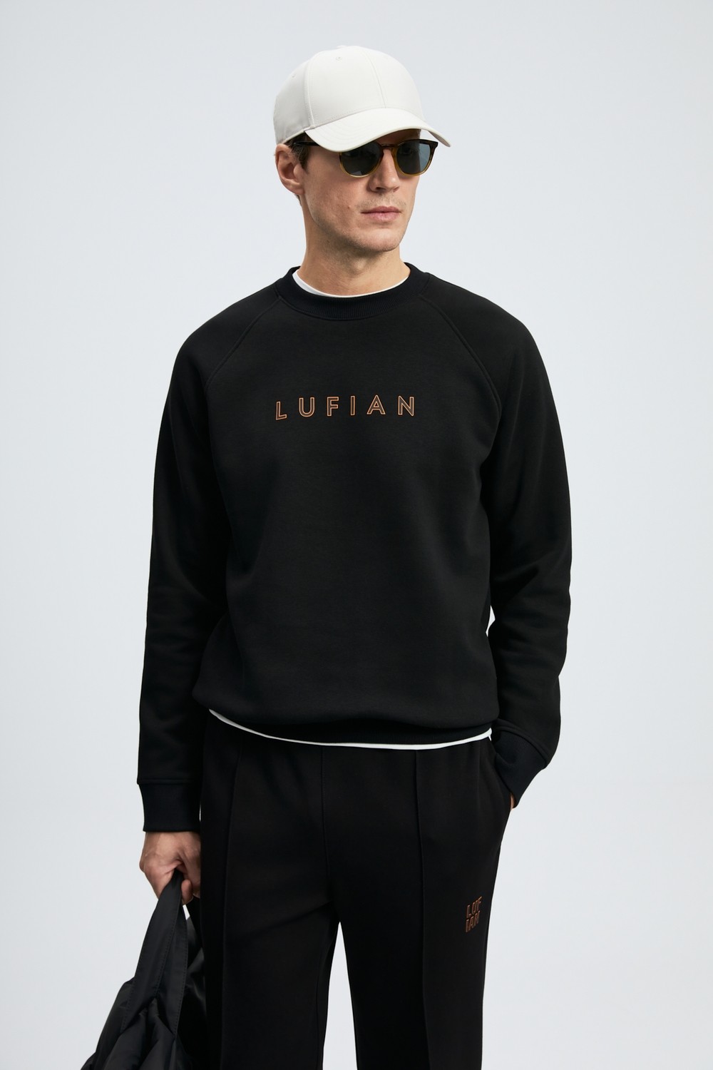 Lufian Bren Erkek Sweatshirt Siyah