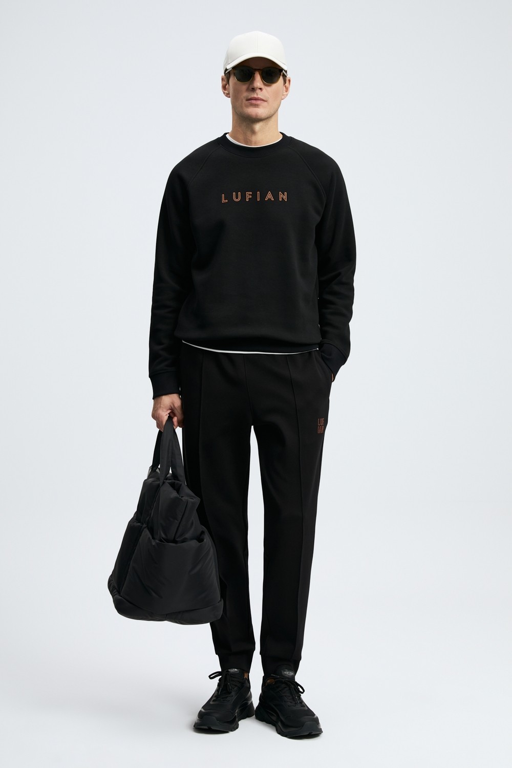 Lufian Bren Erkek Sweatshirt Siyah görsel 2