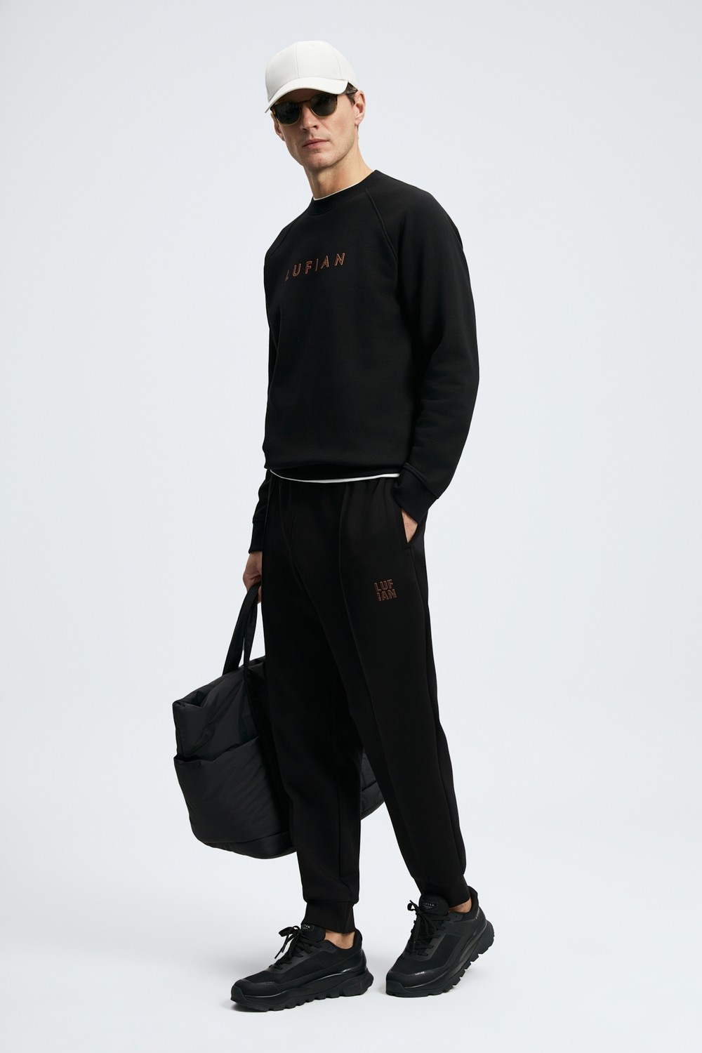 Lufian Bren Erkek Sweatshirt Siyah görsel 4