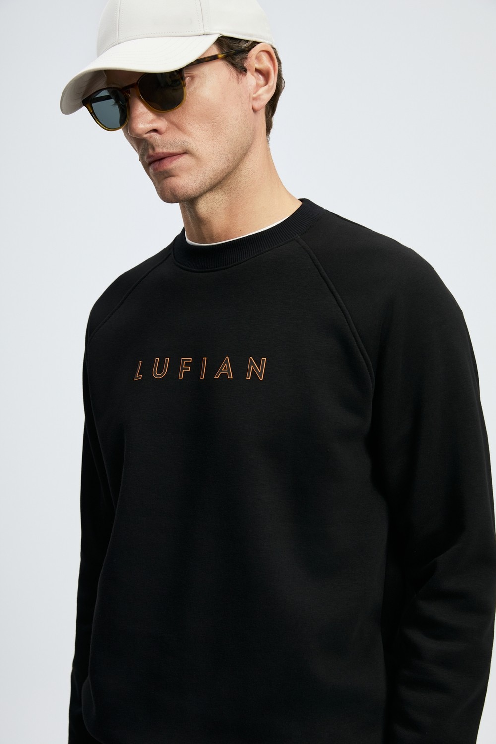 Lufian Bren Erkek Sweatshirt Siyah görsel 5