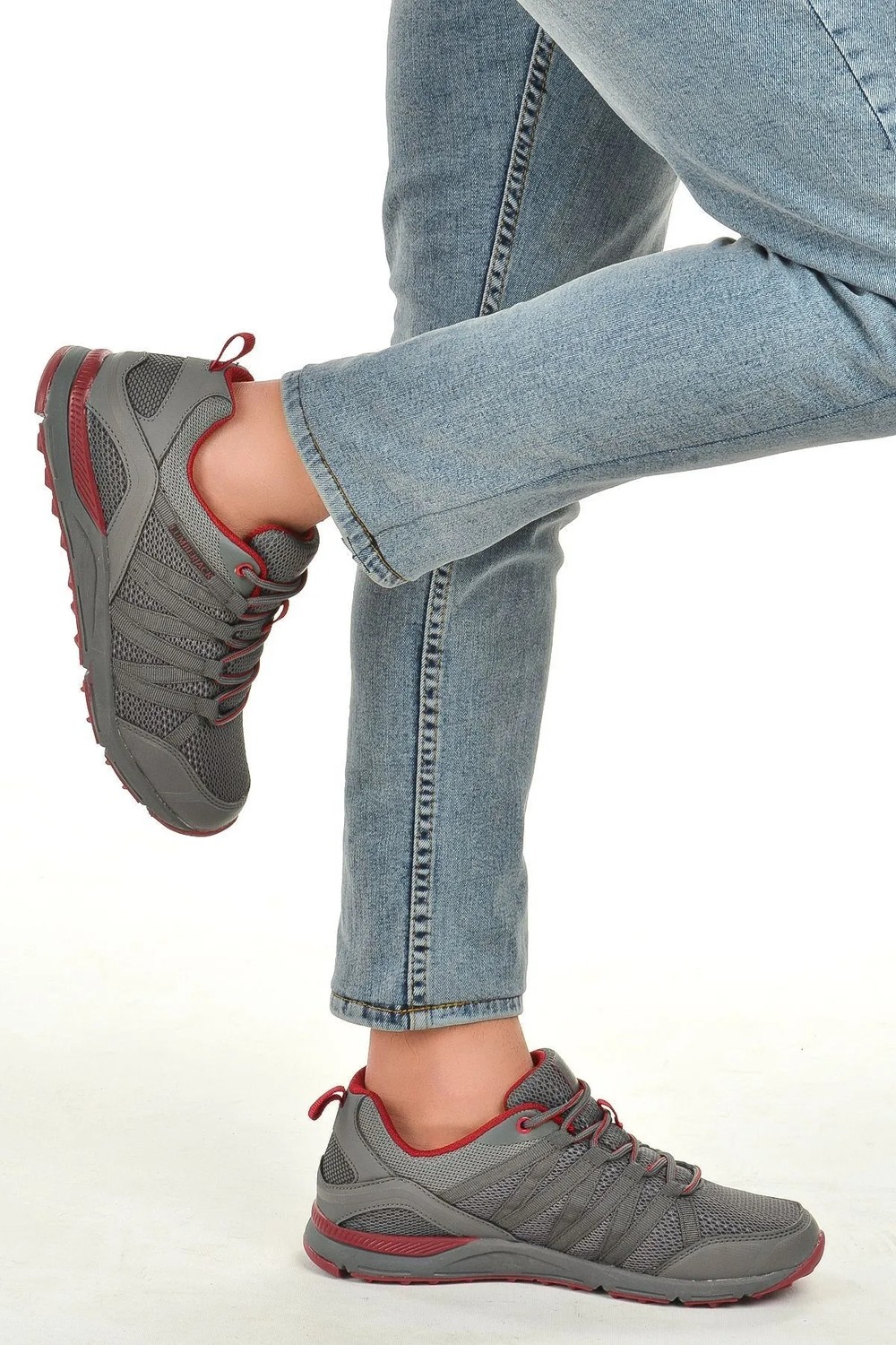 Lumberjack Dora 1Fx Erkek Sneaker Ayakkabı Koyu Gri Suni Deri Phylon Taban ile Rahat Kullanım görsel 7