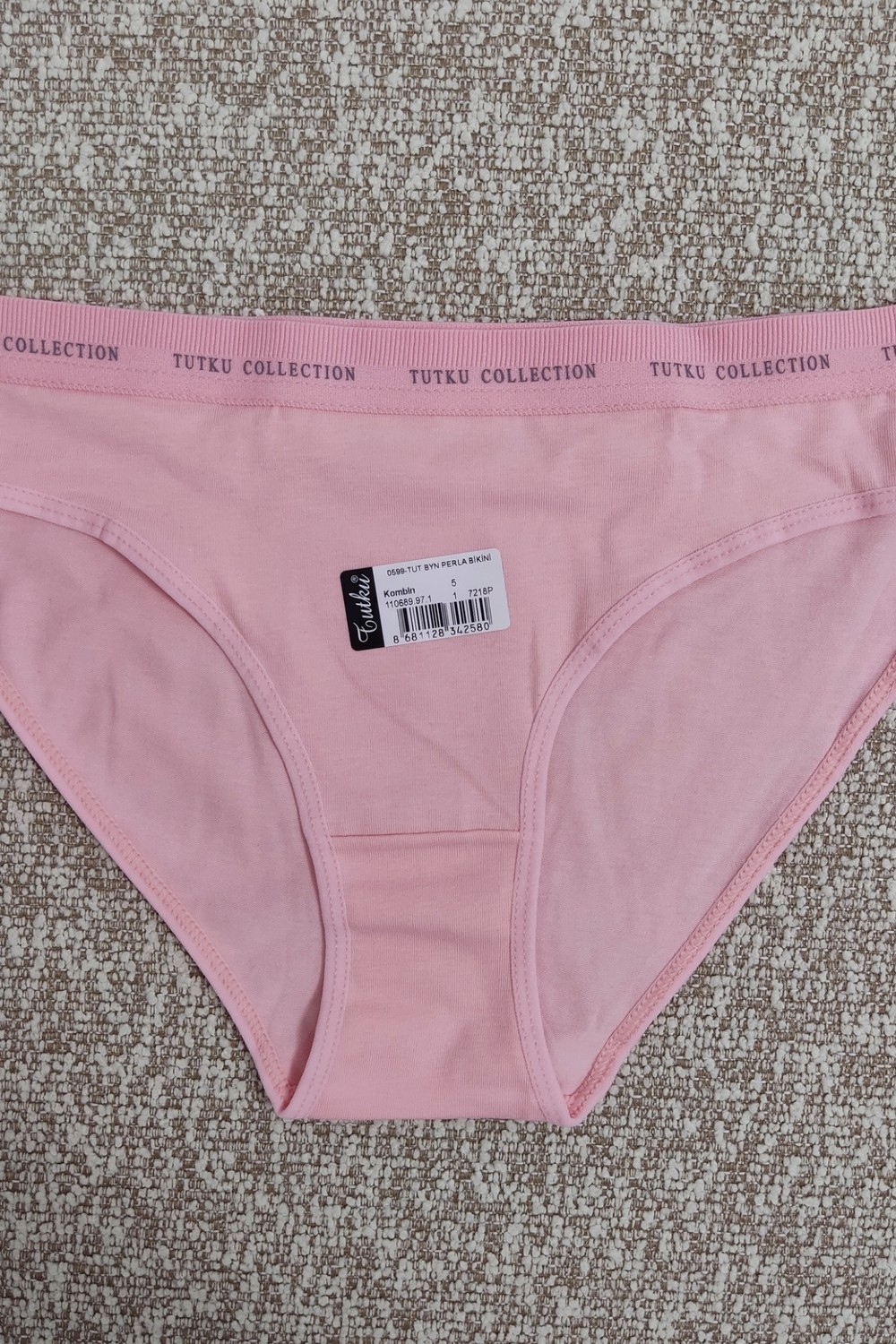 Tutku Kadın 12’li Karışık Pamuklu Likralı Bikini Külot görsel 4