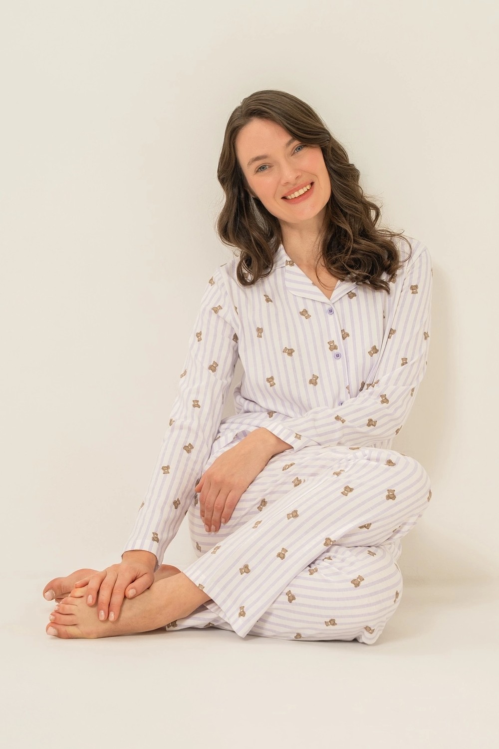 RolyPoly RP3913-S Kadın Gömlek Pijama Takım