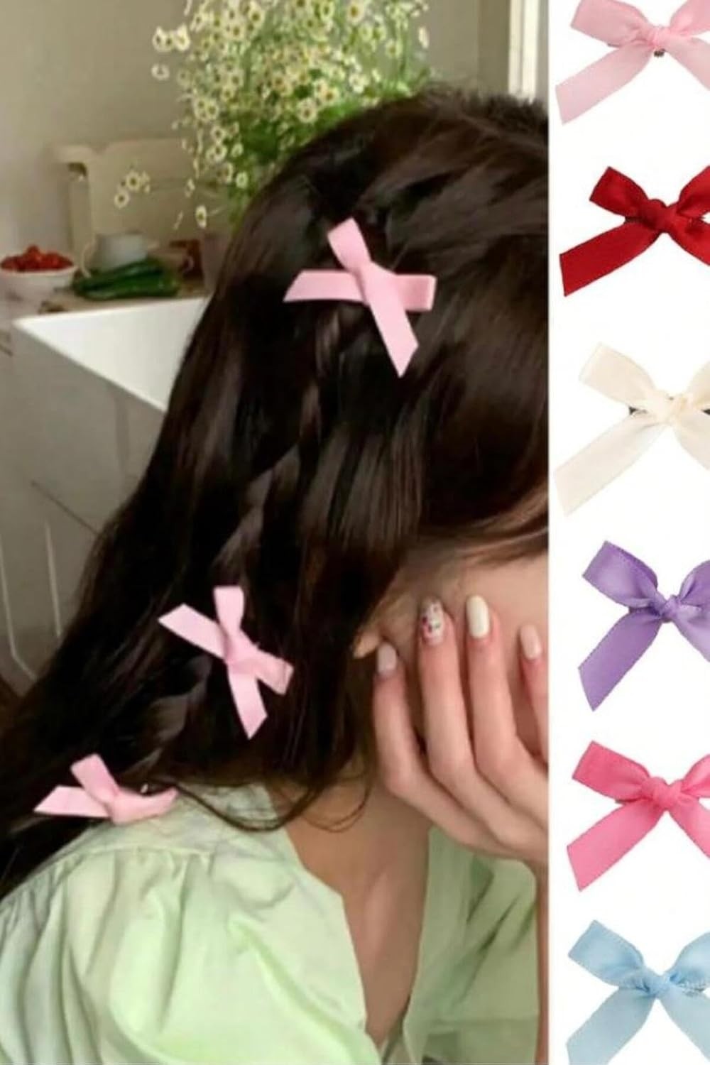 Uravas Store Mini Fiyonk Toka Seti, Örgü Süsü Fiyonk Toka Seti 6 Adet