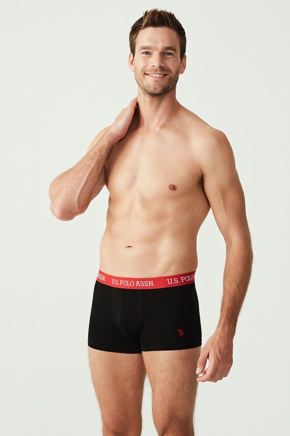U.S. Polo Assn. Erkek 3'lü Boxer görsel 7
