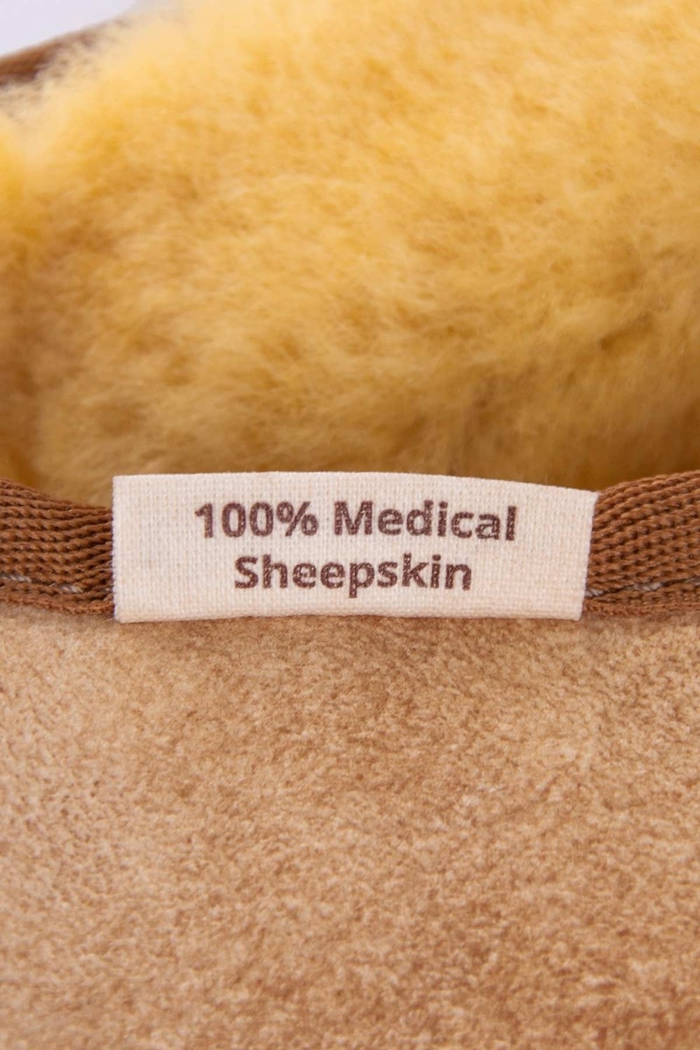 Pegia Sheepy Care Medikal Post Diyabetik Ev Terliği MDK058 Naturel görsel 8