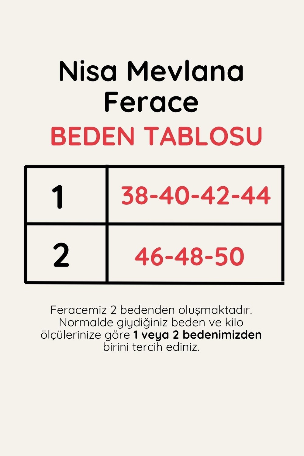 Asilnur Nisa Mevlana Ferace Füme görsel 2