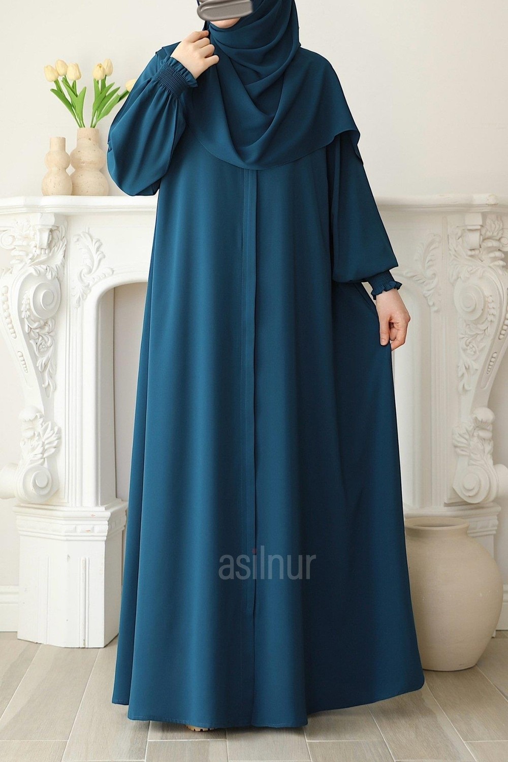 Asilnur Nisa Mevlana Ferace Füme görsel 6