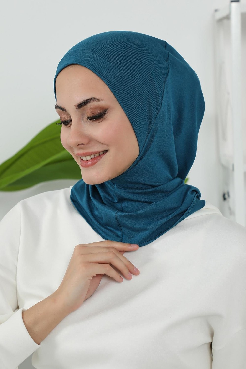 Aisha's Design 3'lü Tak-Çık Bone,siperlik ve Şapka Seti Tesettür,st-1p görsel 8