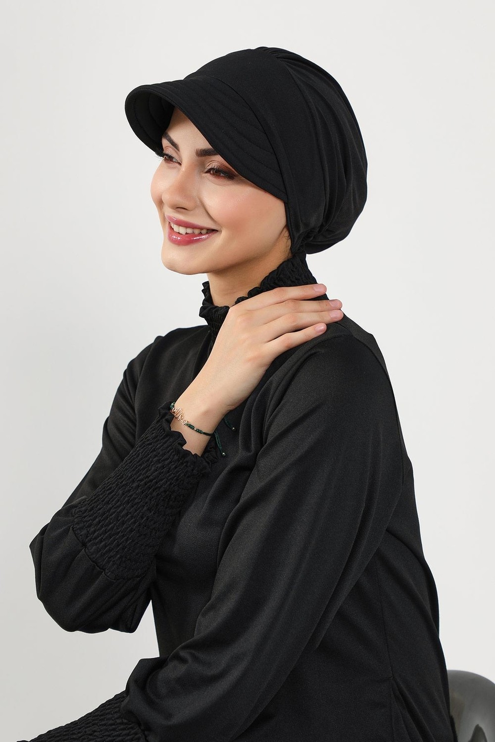 Aisha's Design Siperlikli Tesettür (Deniz,havuz) Yüzücü BONESI,B-73SN görsel 3