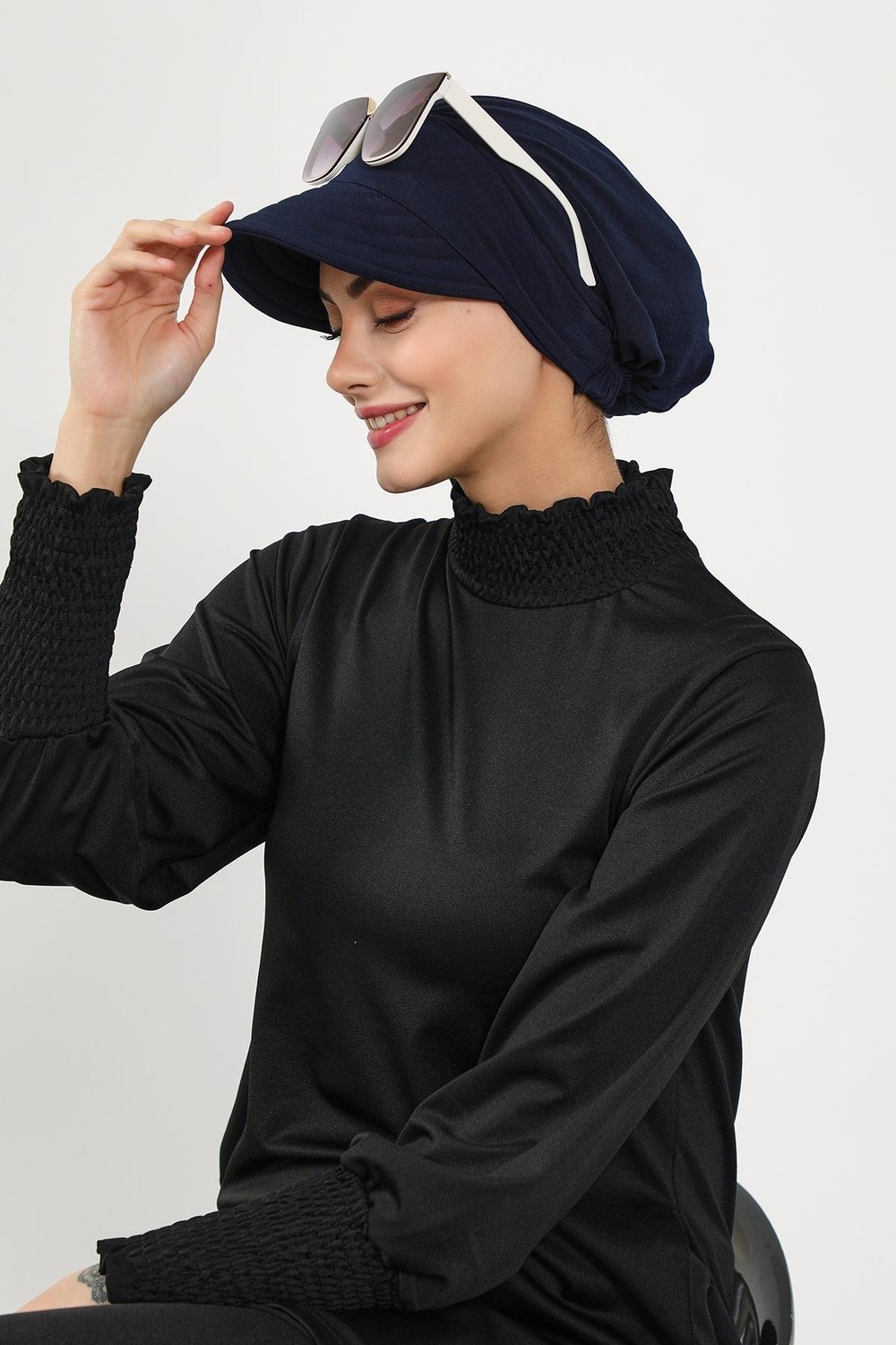 Aisha's Design Siperlikli Tesettür (Deniz,havuz) Yüzücü BONESI,B-73SN görsel 7